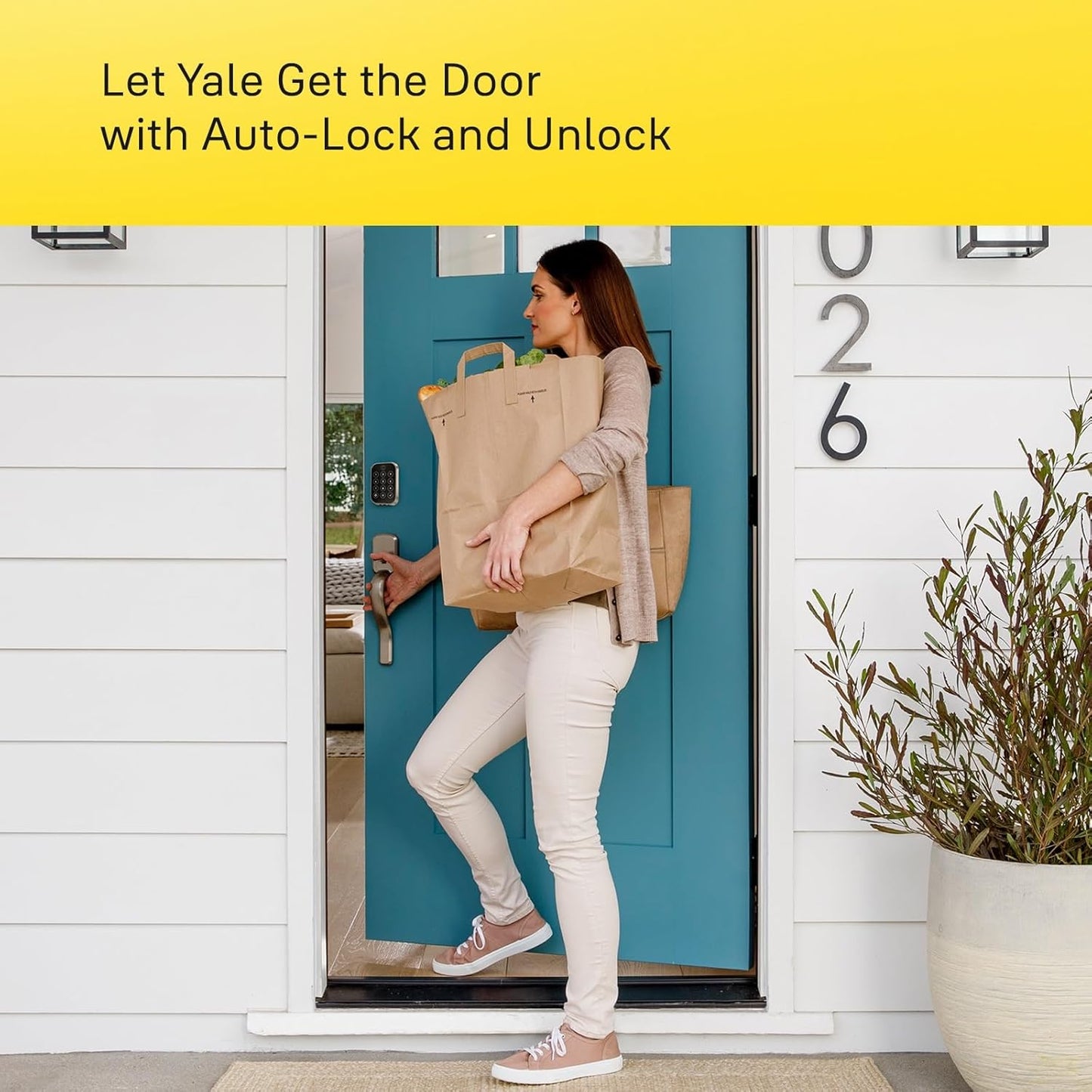 Yale Assure Lock 2 – Black Smart Lock for Front Door with Keypad and Adjustable Entry Codes (No Wi-Fi) and Deadbolt – Secure Keyless Entry Door Lock, YRD420-BLE-BSP
