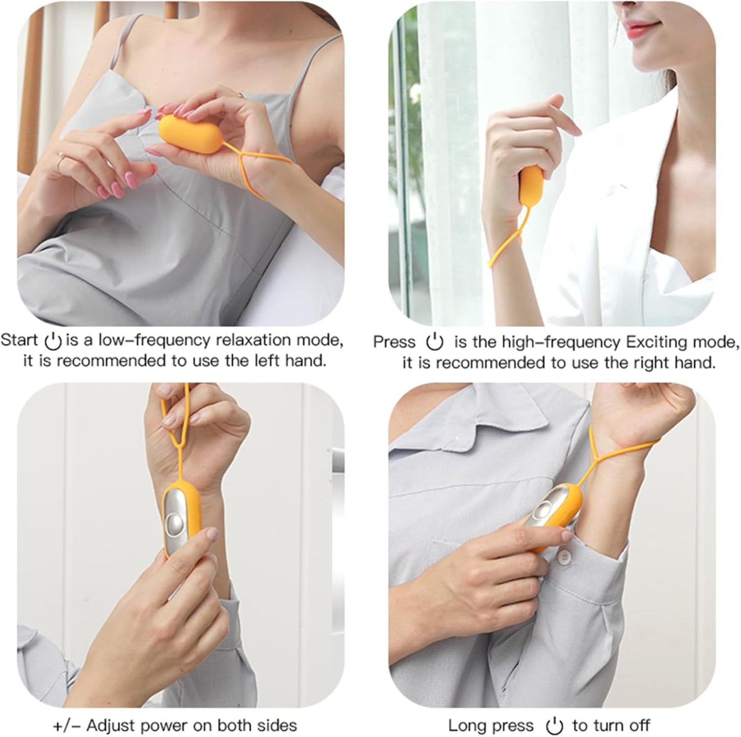 Handheld Relaxation Device,Compact Device,Massage Improved Mood and Focus Attention,Supports Calm,USB Rechargeable,Small and Easy to Carry