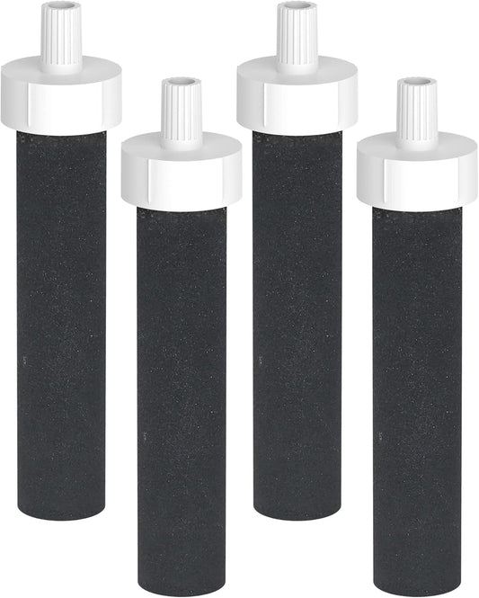 AQUA CREST Water Bottle Filter, Replacement for Brita® BB06, Brita Hard Sided, Stainless Steel and Plastic Bottle Filter, 4 Count