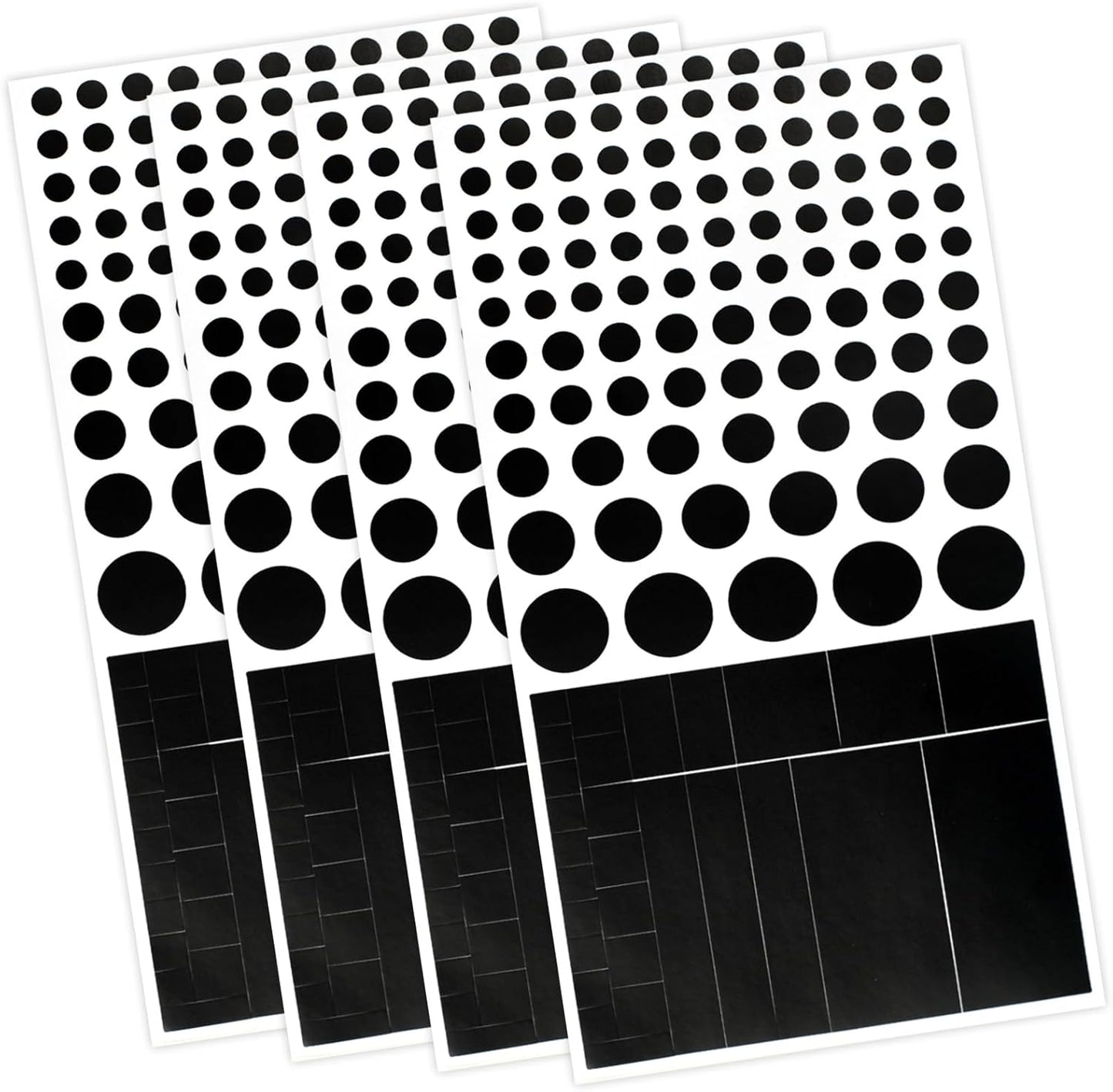 Blocked Vinyl Webcam Covers – Restickable Privacy Stickers for Laptop, Smartphone, Tablet, Smart TV & Game Console – Black, Multiple Sizes