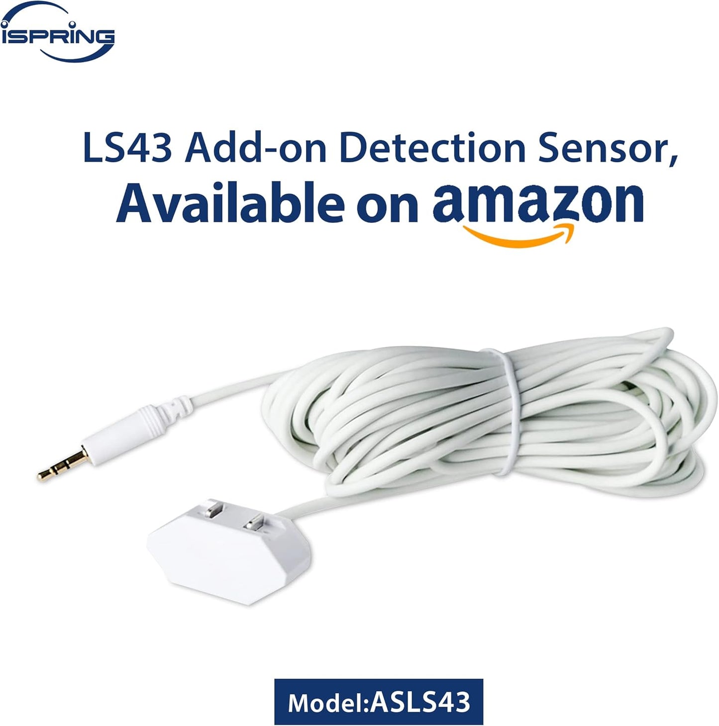 iSpring LS43 Water Leak Detector Alarm System, Automatic Shut-Off Valve and 2 Detection Sensors, Connects Up to 8 Sensor to Prevent Flooding, 3/4" NPT