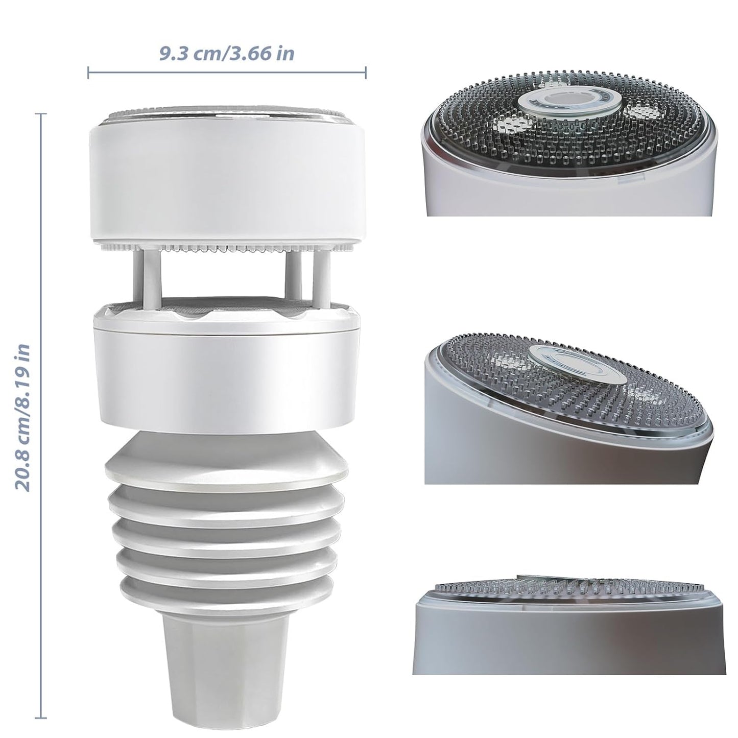 ECOWITT Wi-Fi Weather Station GW1210, Includes GW1200 Wi-Fi Gateway and WS90 Outdoor Sensor Array, 915 MHz