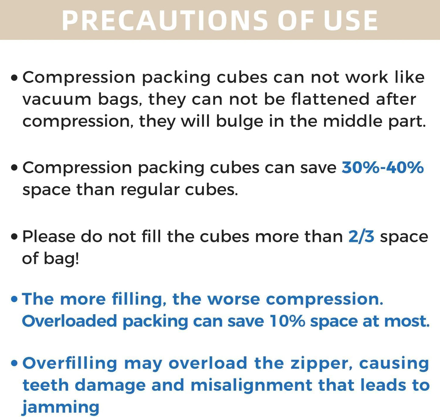 BAGAIL 4 Set/6 Set/8 Set Compression Packing Cubes Travel Accessories Expandable Packing Organizers(Purple HalfMesh 6 Set)
