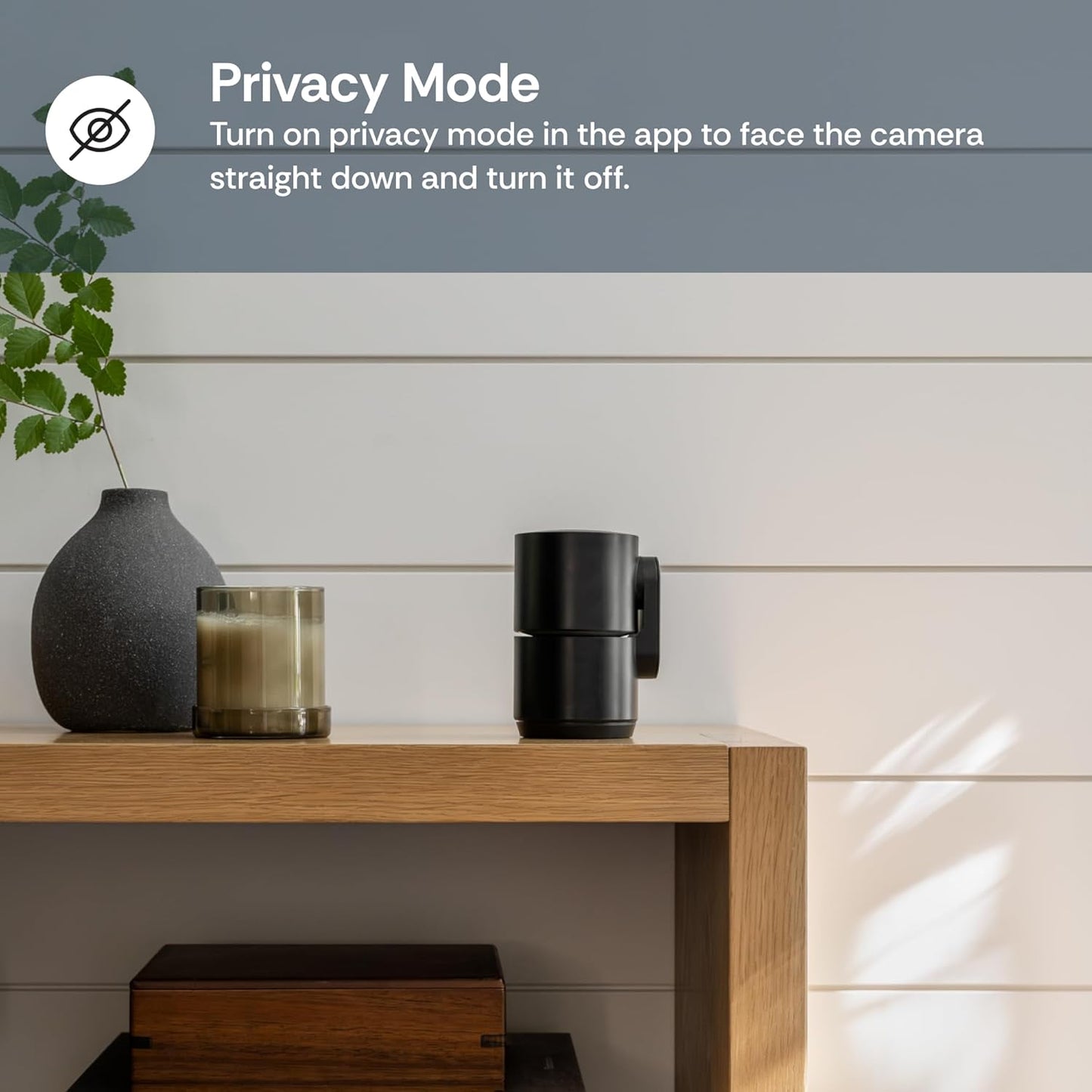 Luna 2K Indoor Cameras for Home Security, 2.4GHz & 5GHz WiFi, 360-Degree Pan-Tilt, Built-in Spotlight, Human Auto Tracking, Siren, Pet/Dog/Baby Camera with Phone app, Black (2025 Upgrade Version)