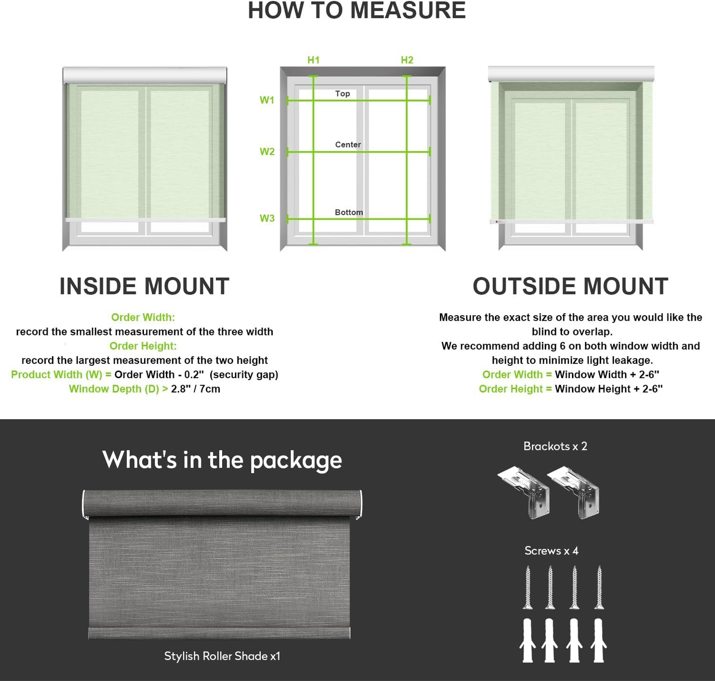 ZSTARR Motorized Blackout Roller Blinds with Remote Control,Rechargeable Smart Window Shades Compatible with Alexa Google via Hub,Fabric Wrapped Valance, Custom Size (Dark Gray)