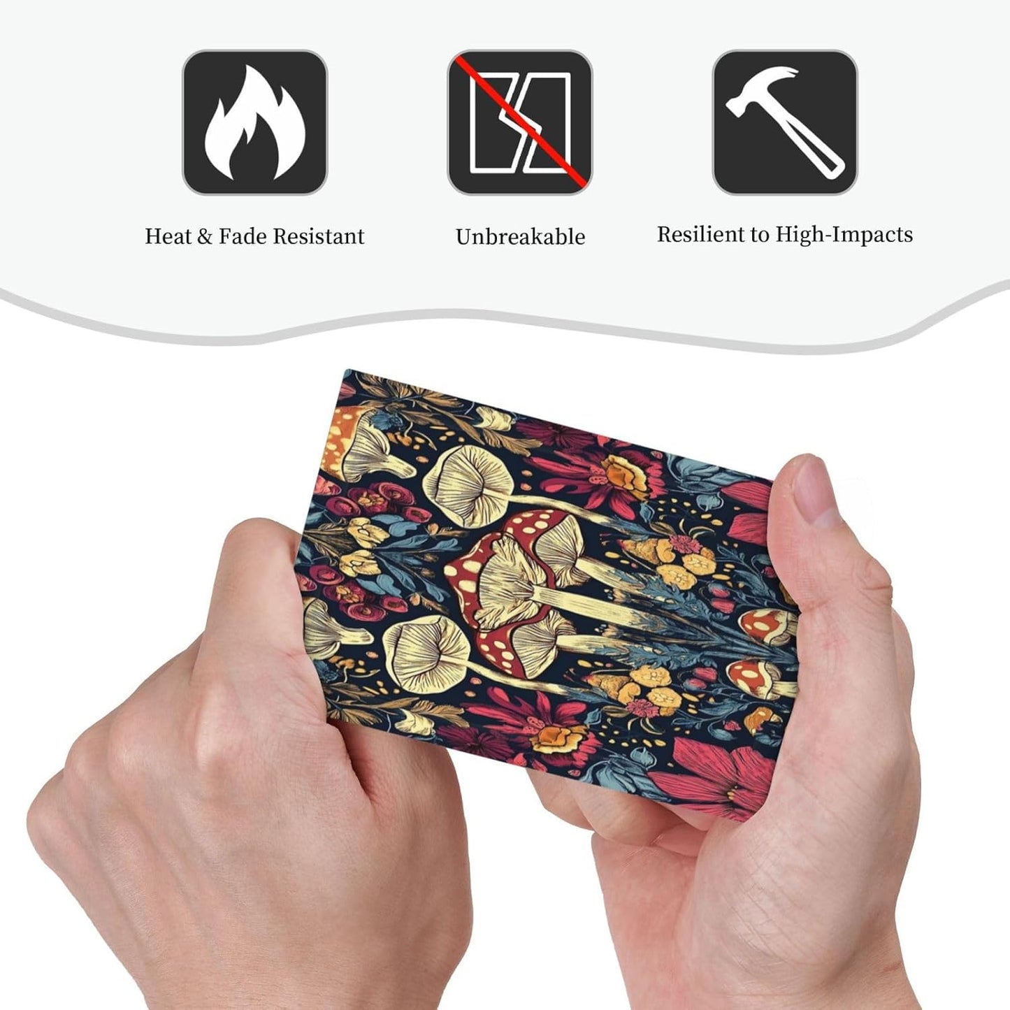 Light Switch Cover Plate Coloful Red Yellow Orange Magical Mushroom Forest 1 Gang No Device Blank Wall Plate Electrical Outlet Cover Decorative Switch Plate Covers for Bedroom Home Decor