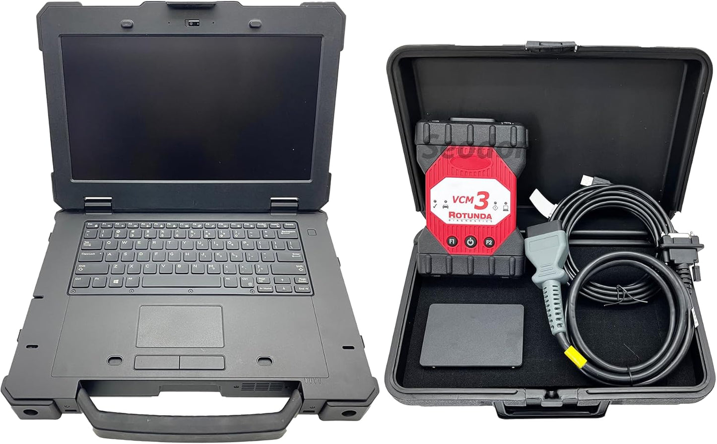 VCM3 IDS VCM3 Professional Diagnostic Fault Detector Programming Device Supports CAN-FD DOIP with Software (VCM3 with Laptop (7414))