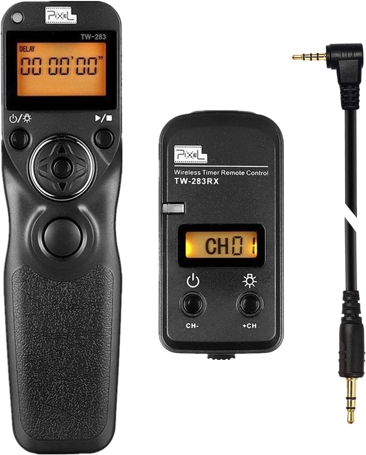 Pixel Remote Timer TW283-L1 Timer Shutter Release Remote Release for Panasonic S5 S1 G95 G91 G90 G9 G10 G70 GH3 GH4 GH5 GH6 GX7 G85 G81 FZ50K FZ100 FZ200 FZ1000 FZ10002 FZ2500 FZ2000 FZ330 FZ30 GX7