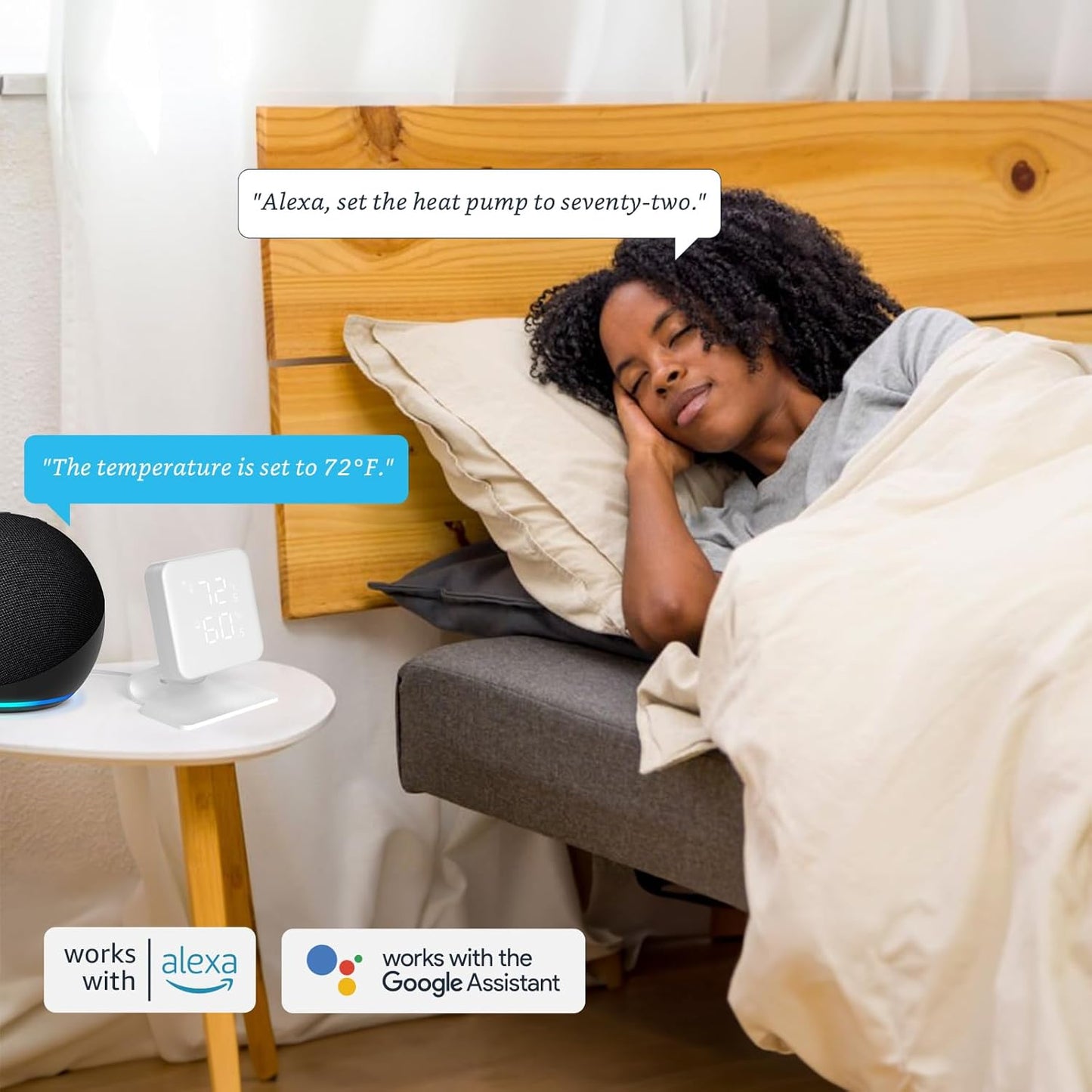 WOOX Smart Air Conditioner Controller, WiFi IR Remote Control for Mini Split, Portable, Window AC & Heat Pumps, Home Automation Controllers, Quick & Easy DIY Installation, Compatible with Alexa/Google