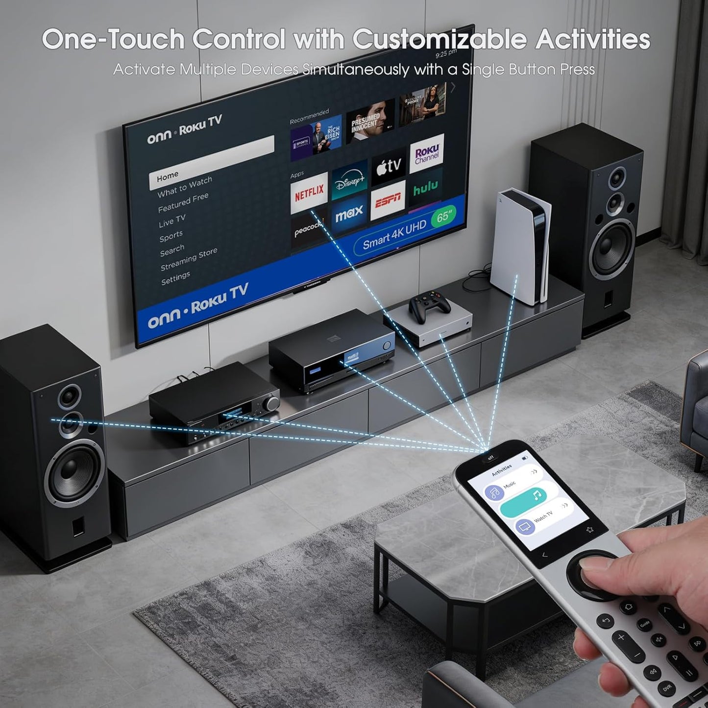 SofaBaton X2 Universal Remote with Touchscreen, All in One Universal Remote Control with Powerful Hub, One-Touch Activities, Custom APP, Compatible with Alexa&Google Assistant&Home Assistant