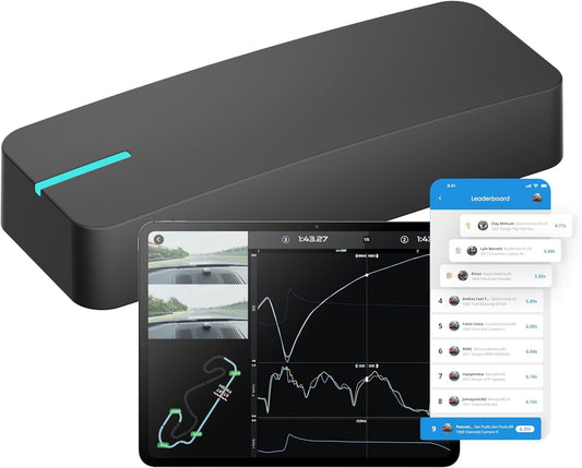 New dragy GPS Based Performance Meter, up to 25Hz GPS Laptimer, Upgraded UBLOX 10th Gen High Performance GPS Module, Trusted by Million Users, USB-C Charging Port (DRG70-C)