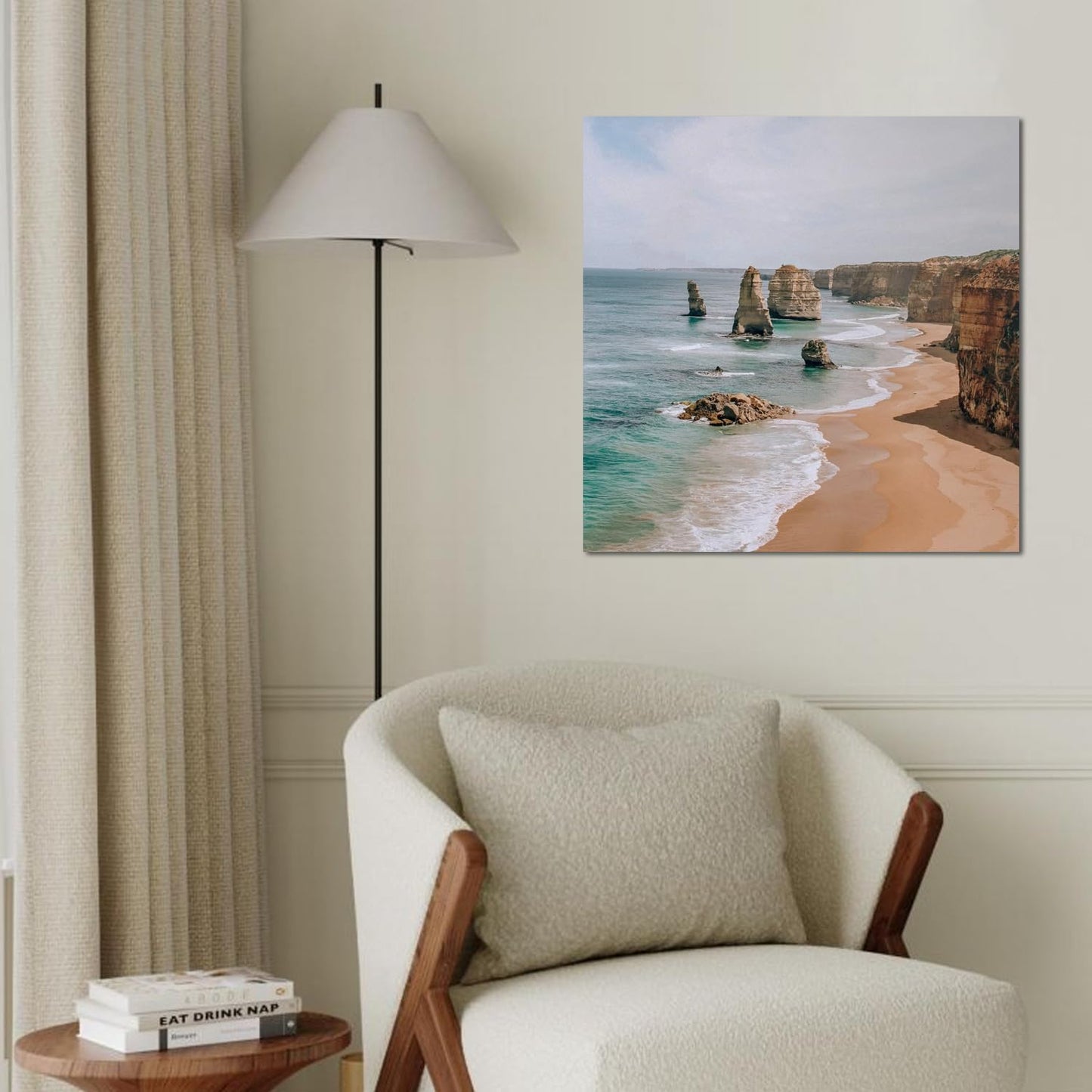 YXIMOX Custom Art Print on Premium Canvas, Personalized with Your Image or Design, Large Wall Decor for Living Room, Office, Bedroom, Custom Canvas Artwork(Unframe) (Unframe, 20"x20")