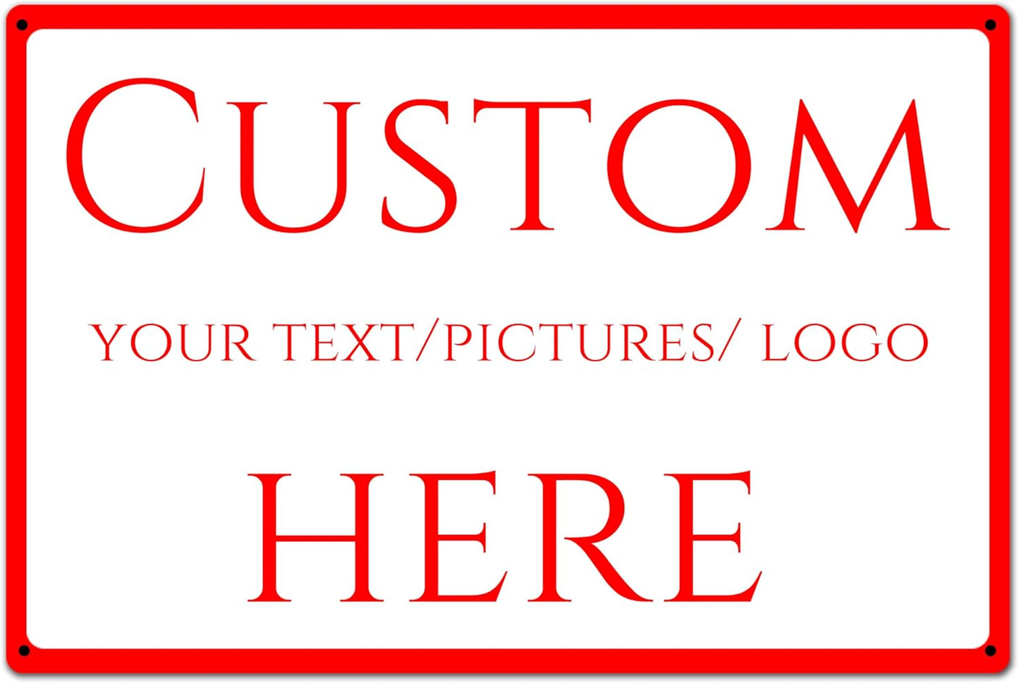custom metal sign, Custom Delivery Sign，Aluminum Weatherproof Metal Sign Multiple Sizes, Courier delivery, safety warning,Business, Workplace, office, Home, Delivery Signs(14 * 10Inch)