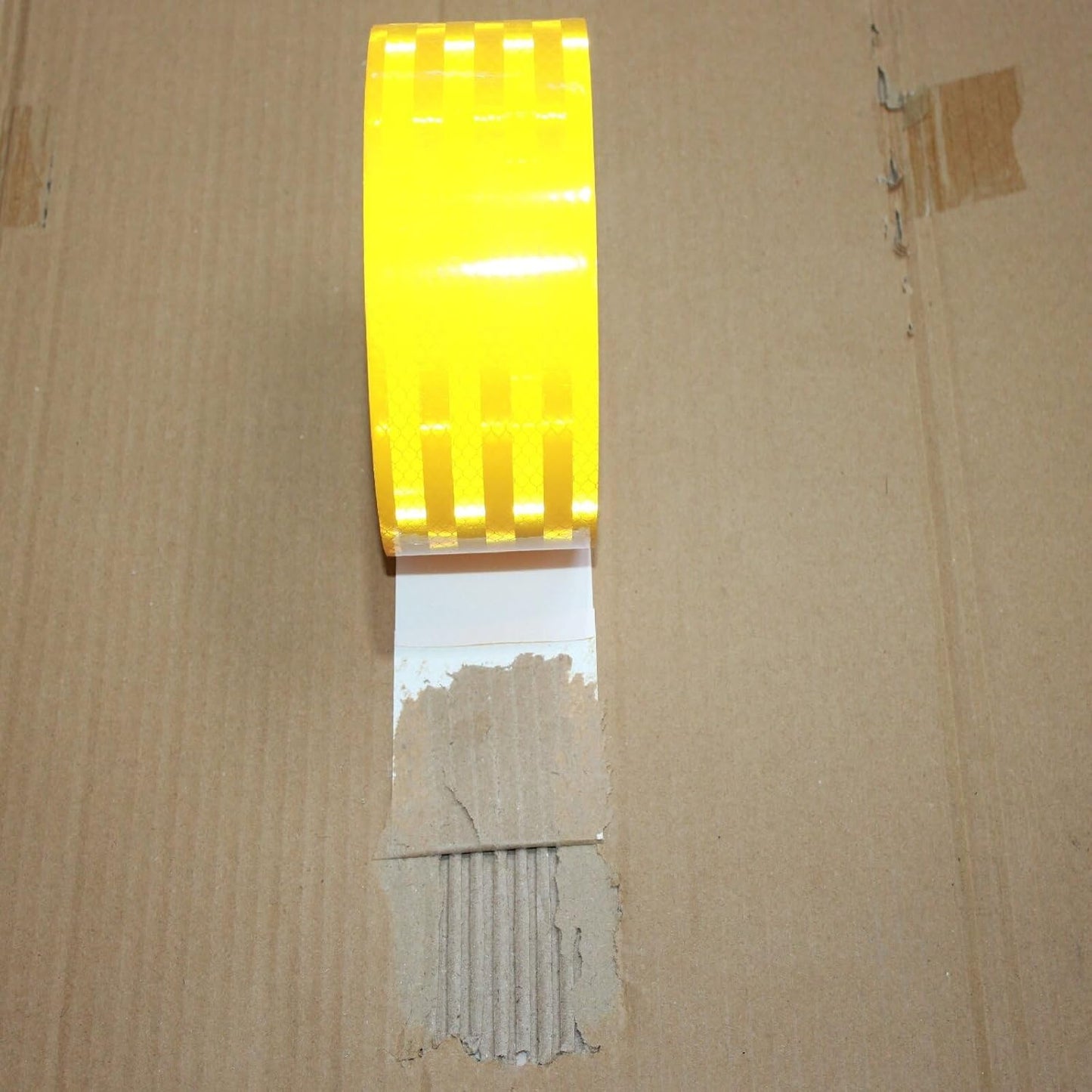 Non Fading Yellow Reflective Tape 2 inch Wide, Outdoor Waterproof High Visibility Warning Industrial Marking Tape, Safety Stickers (168 feet)