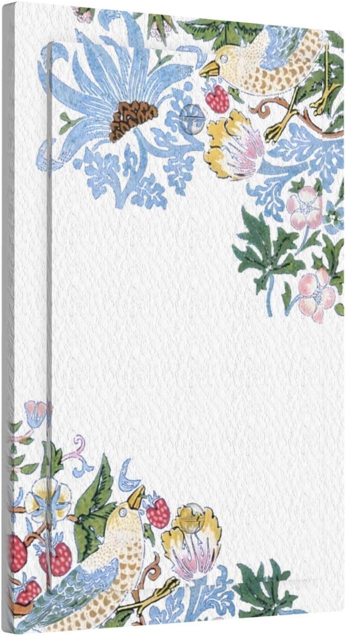 Decorative Light Switch Cover Plate Retro Morris Strawberry Rustic Plant Bird 1 Gang No Device Single Blank Outlet Covers Wall Plate Cover Switchplate Electrical Faceplate