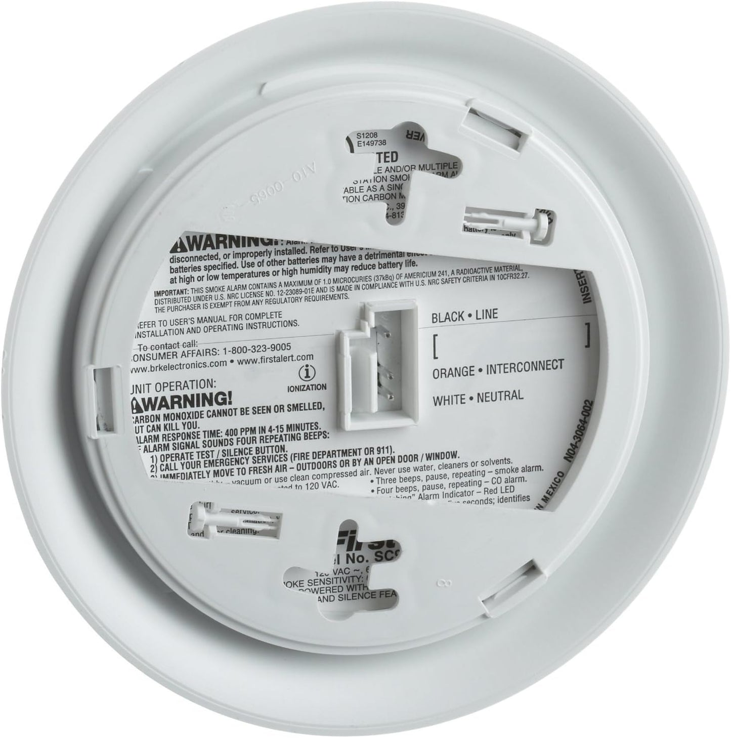 SC9120B Smoke and Carbon Monoxide Alarm