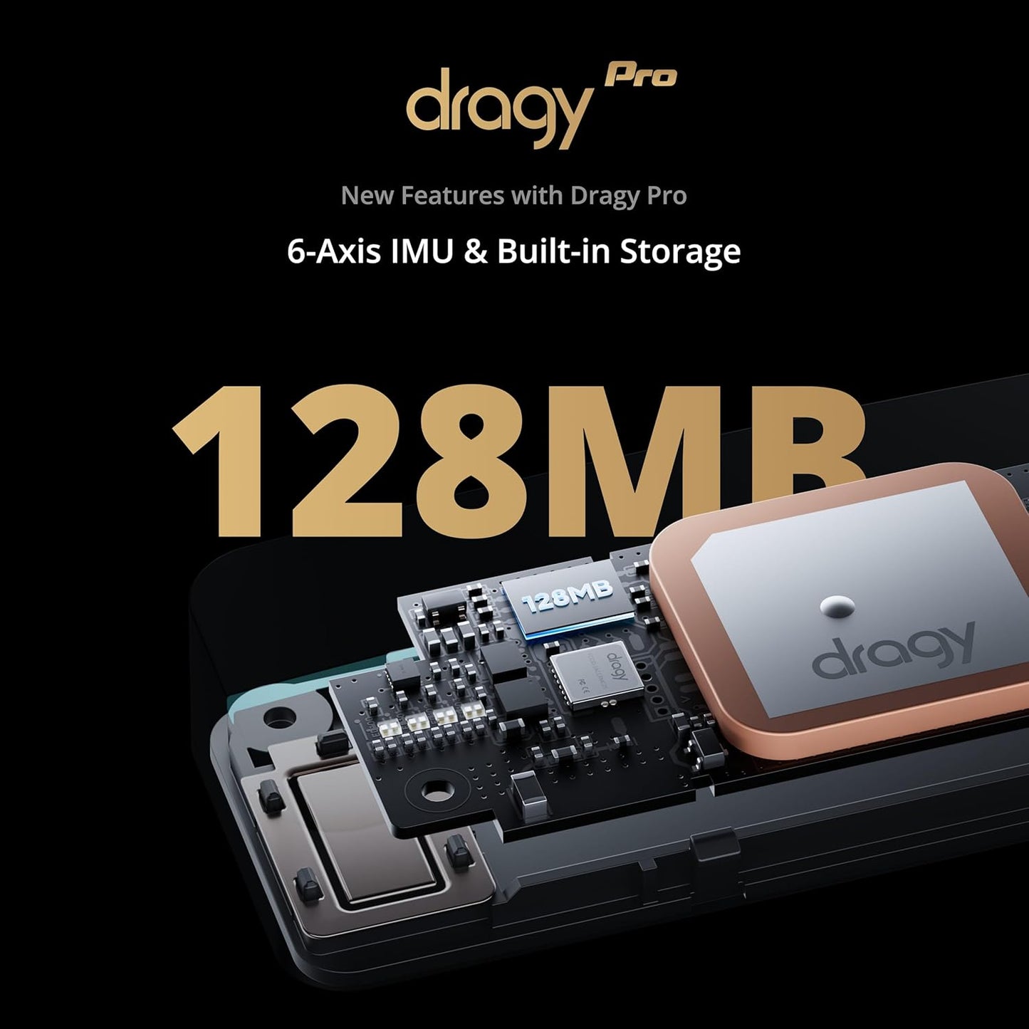 All New dragy Pro - Professional GPS Performance Meter, up to 25Hz GPS Laptimer, with Built-in Memory & 6-Axis IMU Motion Sensor | Includes dragy Mount for Easy Installation