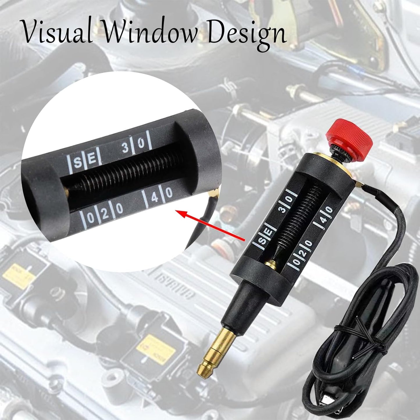 Spark Plug Tester Adjustable Car Ignition System Coil Tester Coil on Plug Spark Circuit Tester Automotive Diagnostic Tester Tool