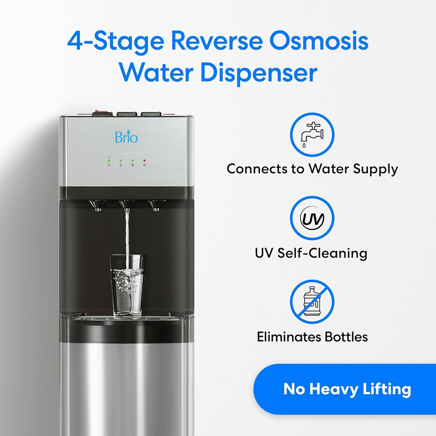 Brio 500 Series Bottle-Less Water Cooler Water Dispenser