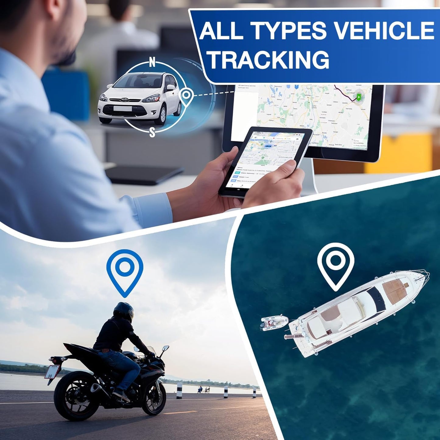 REWIRE SECURITY Geo Track Mini 4G GPS Tracker for Vehicles – Real-Time Vehicle Tracking Device for Car, Van, Motorhome | Easy Battery Install | Live App Tracking | 4G Fleet Tracking
