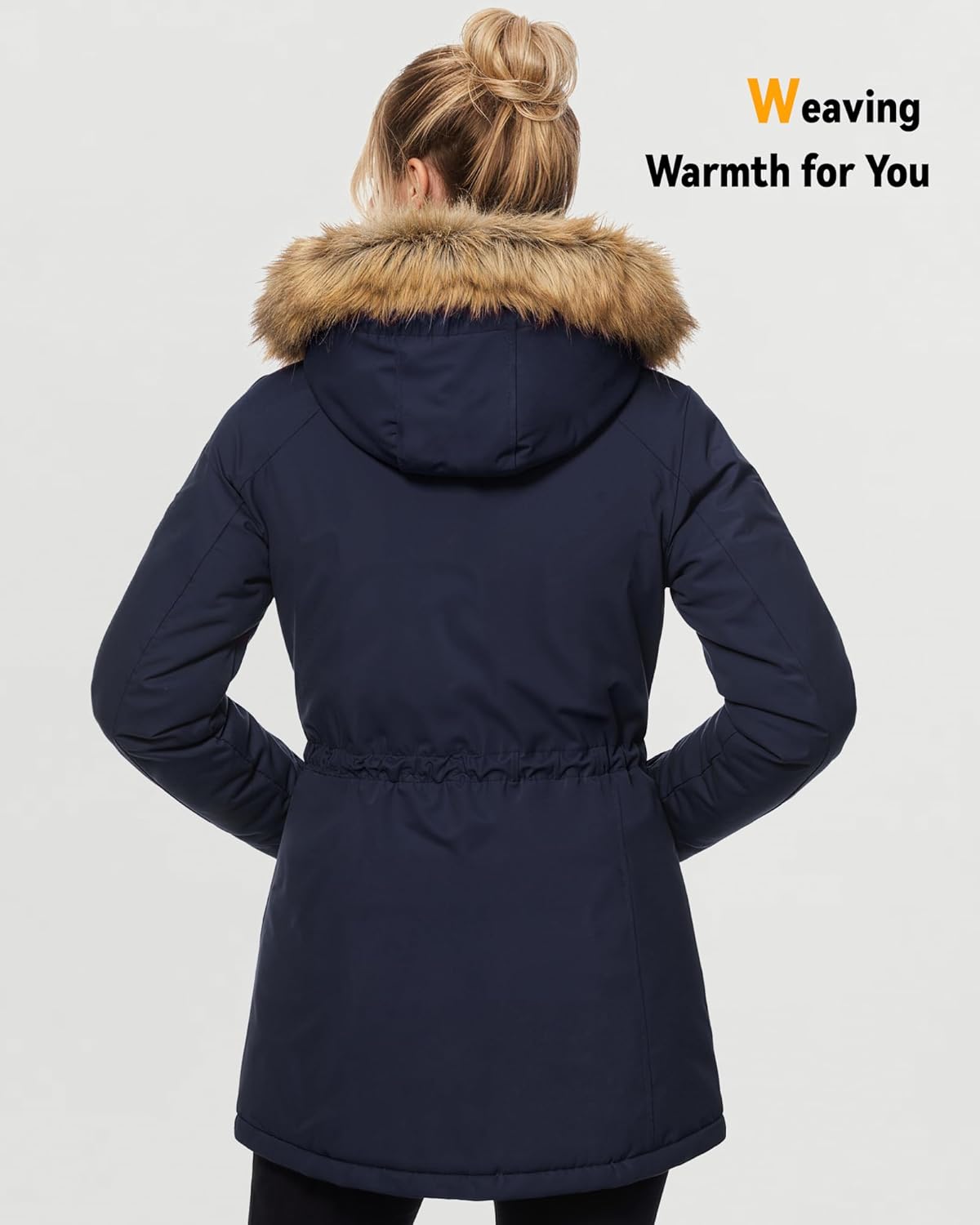Graphene Heated Jacket for Women with Large Capacity Battery Pack Waterproof Windproof