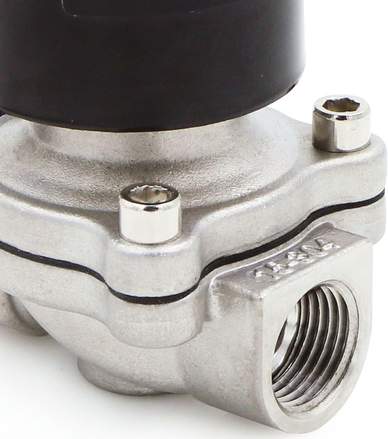 U.S. Solid 1/2" Stainless Steel Electric Solenoid Valve 110VAC Normally Closed Air Water(Pack of 20)