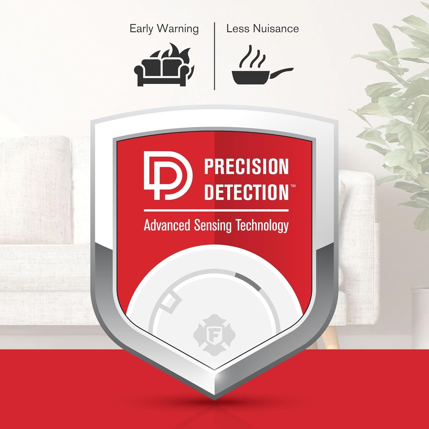 First Alert Smoke Alarm, Interconnect Hardwire Detector with Battery Backup, SMI100-AC, 3-Pack