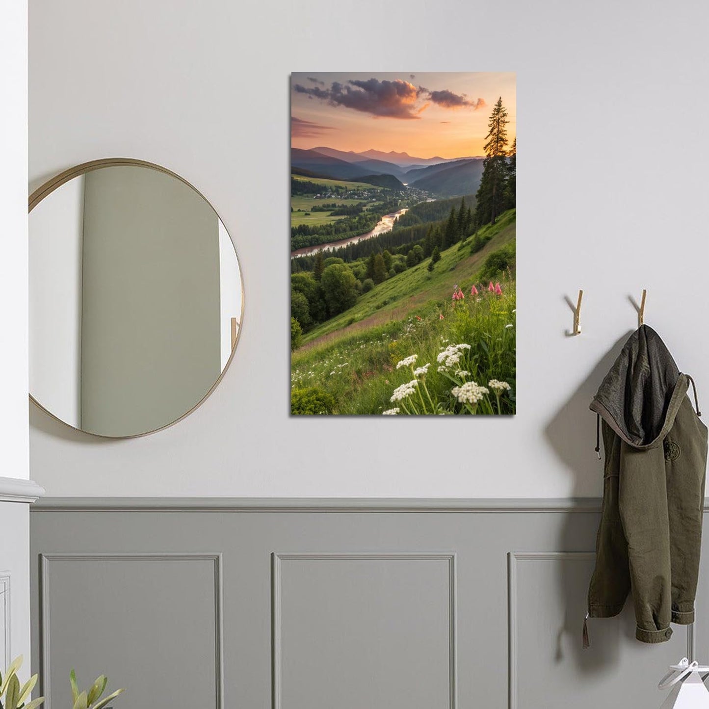 YXIMOX Custom Art Print on Premium Canvas, Personalized with Your Image or Design, Large Wall Decor for Living Room, Office, Bedroom, Custom Canvas Artwork(Unframe) (Unframe, 22"x34")