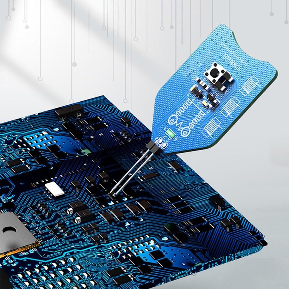 CT-1 Motherboard PCB Inductor Coil Tester Electronic Circuit Board Diagnostic Inductor Testing Device Tool with Electromagnetic Induction Technology for Component Testing and Circuit Maintenance(K-7)