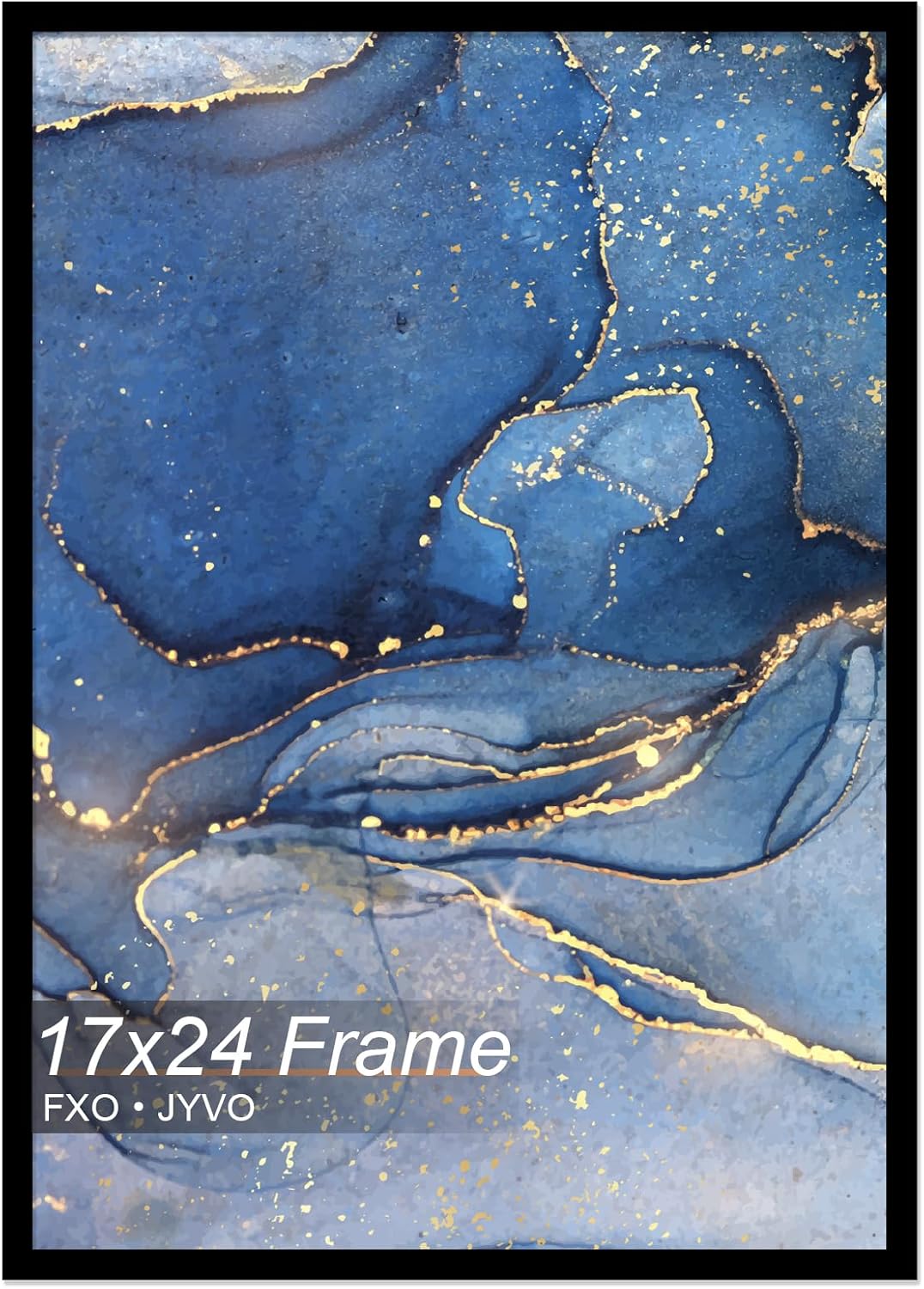 17x24 Picture Frame, Black Frame for 17 x 24 Inch Picture Poster Photo, Light Weight and High Transparent 17 by 24 Frame for Wall - 1 Pack/Black/17 x24