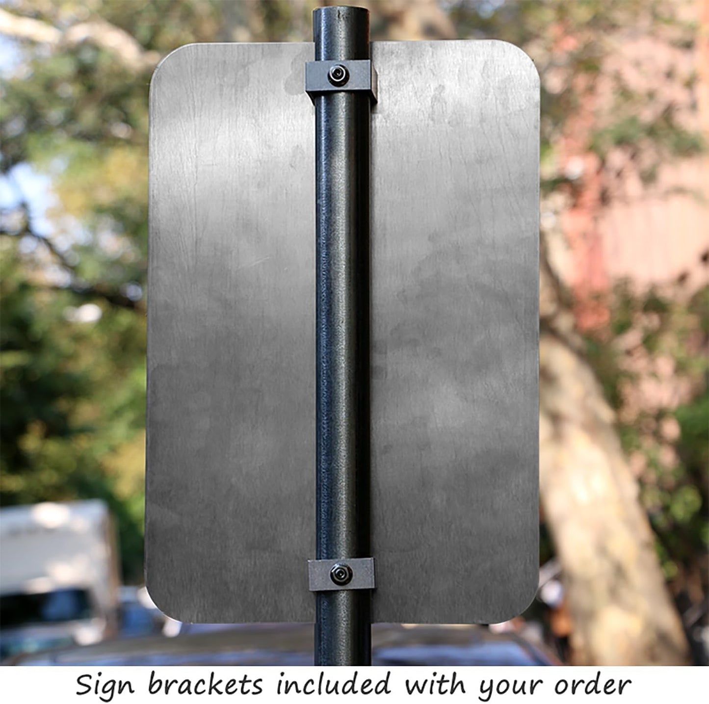 SmartSign 8 feet FlexPost Signpost for Natural Ground - Flexible Sign Post with Heavy-duty Spring, Made in USA