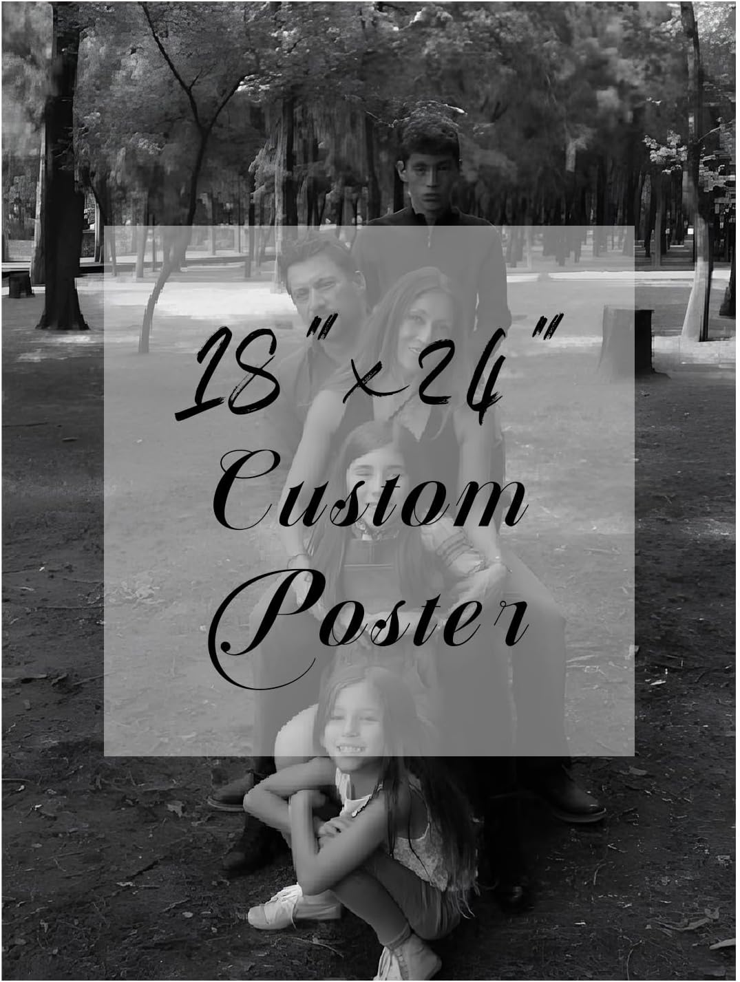 YXIMOX Custom 18" x24" Art Print on Premium Canvas, Personalized with Your Image or Design, Large Wall Decor for Living Room, Office, Bedroom, Custom Canvas Artwork(18"x24",Unframe)