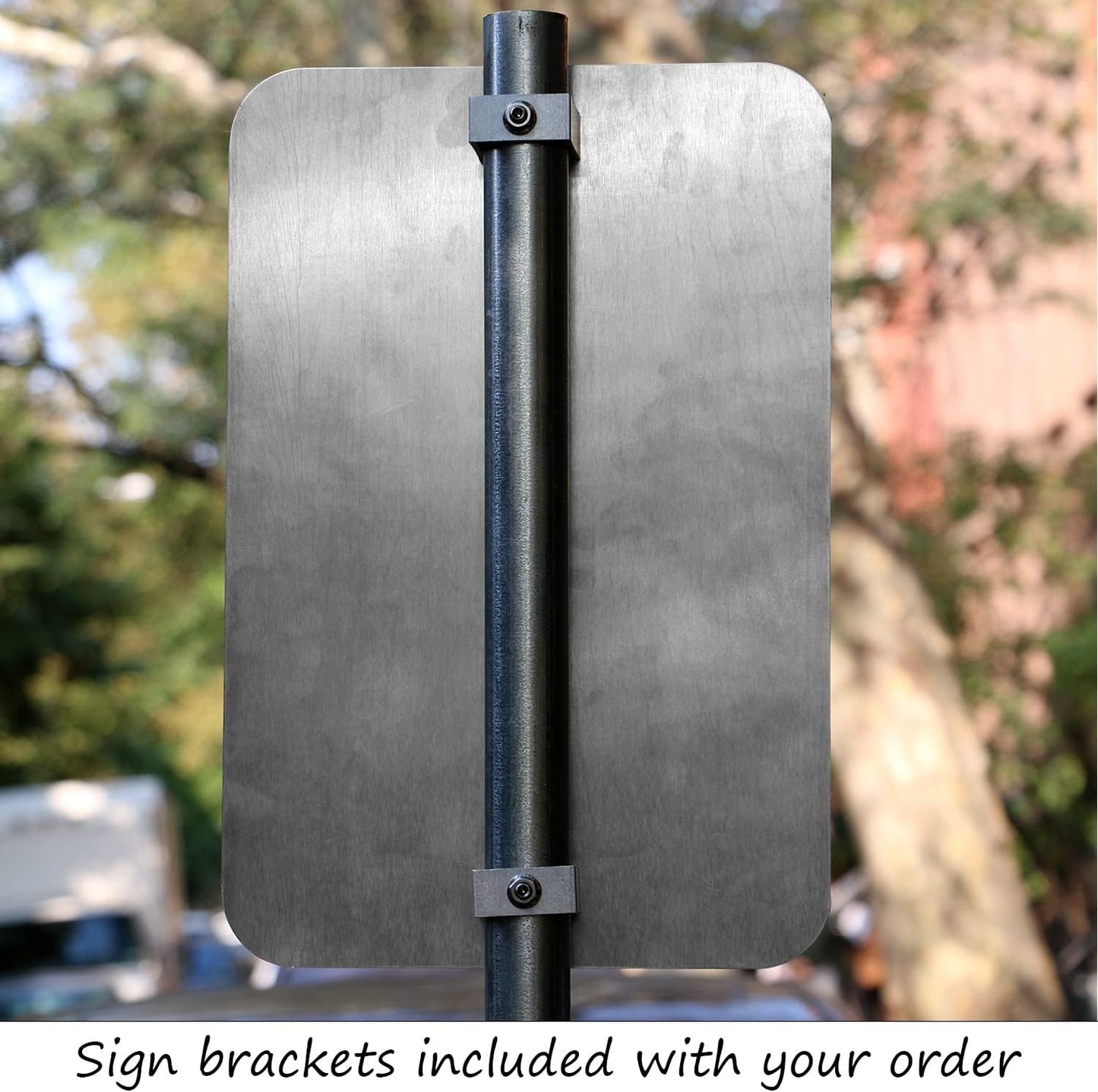 SmartSign FlexPost Signpost - Asphalt Model | 8 Feet Tall Posts, Made in USA