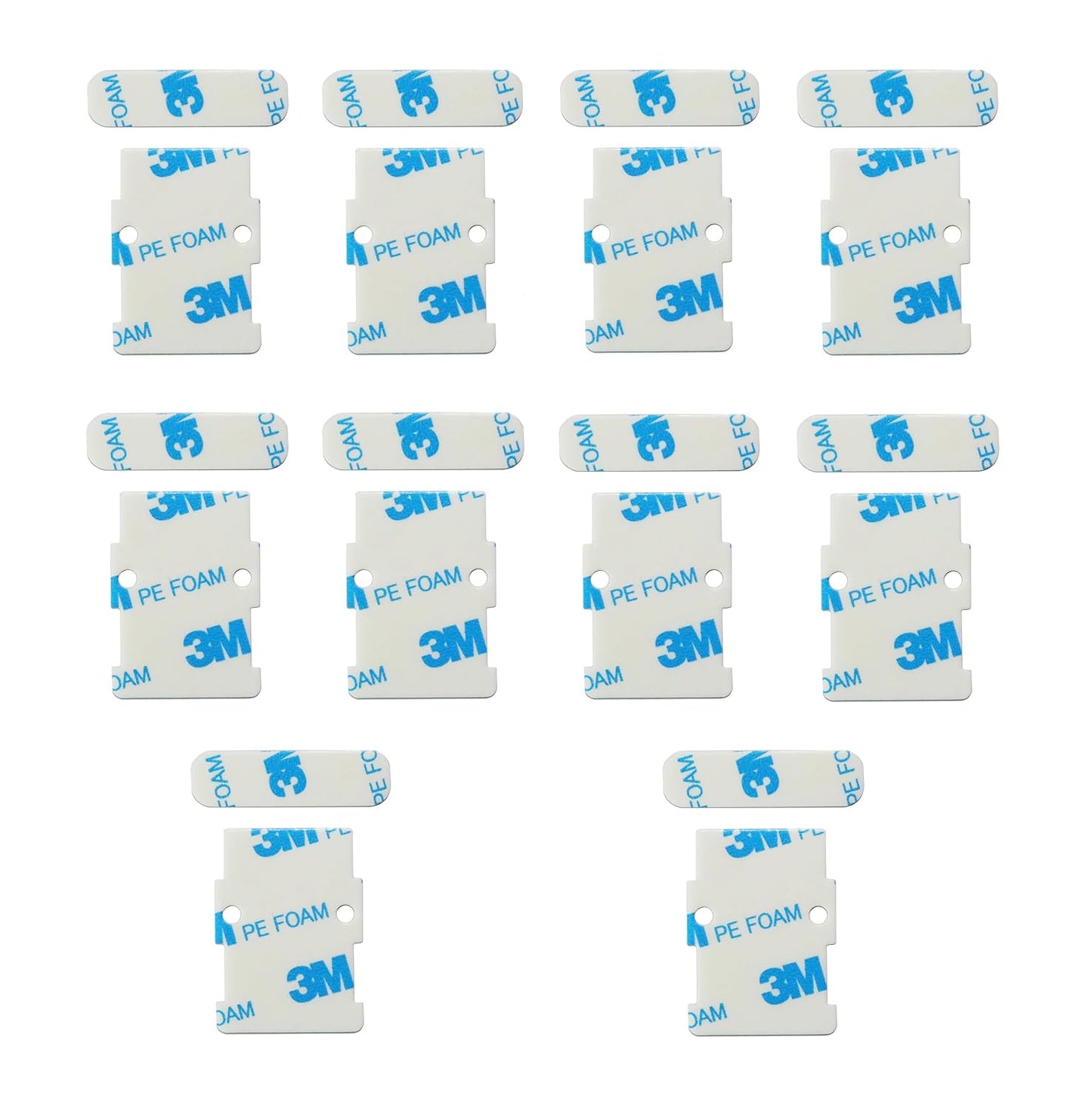 Replacement Adhesive for SimpliSafe Entry Sensors, Pre-Cut, Easy to Install, No Cutting Needed, Pack of 10 Sensor Pads & 10 Magnet Pads