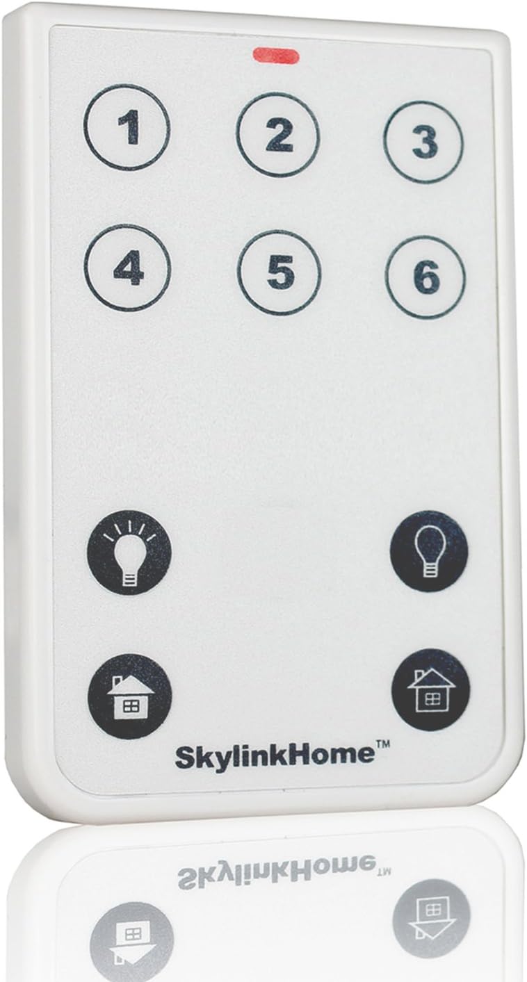 SkylinkHome TC-318-10 Ten Button Deluxe Wireless Lighting Remote Control | Simple Small Easy To Use Handheld Home Automation Transmitter