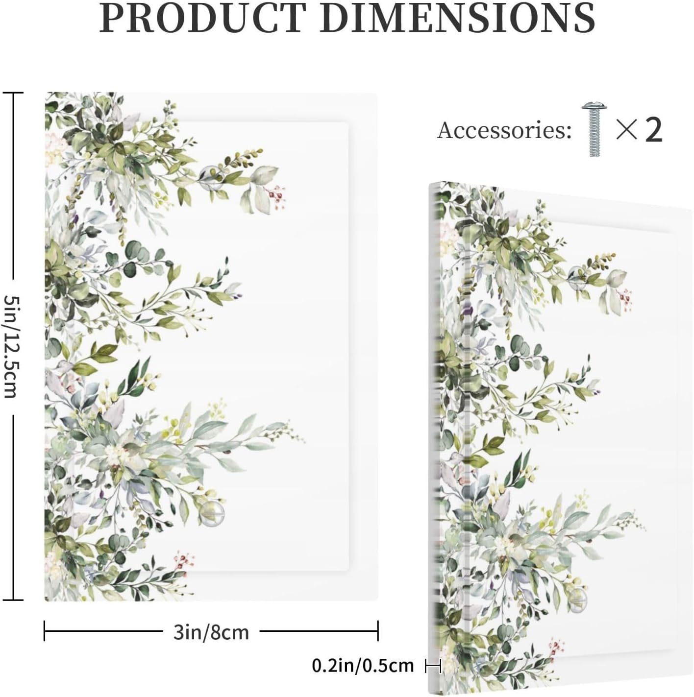 Decorative Light Switch Plate Covers Rustic Eucalyptus Leaves Green Leaf 1 Gang No Device Single Blank Outlet Covers Wall Plate Light Switch Cover Plate for Bedroom Home Decor