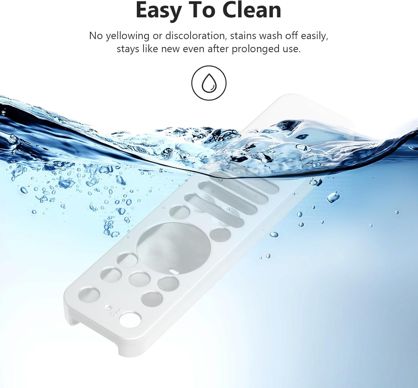 LEFXMOPHY Silicone Remote Cover for LG MR25GA Protective Case Compatible with 2025 LG OLED Smart TV C5 B5 G5 M5 Series Remote - White