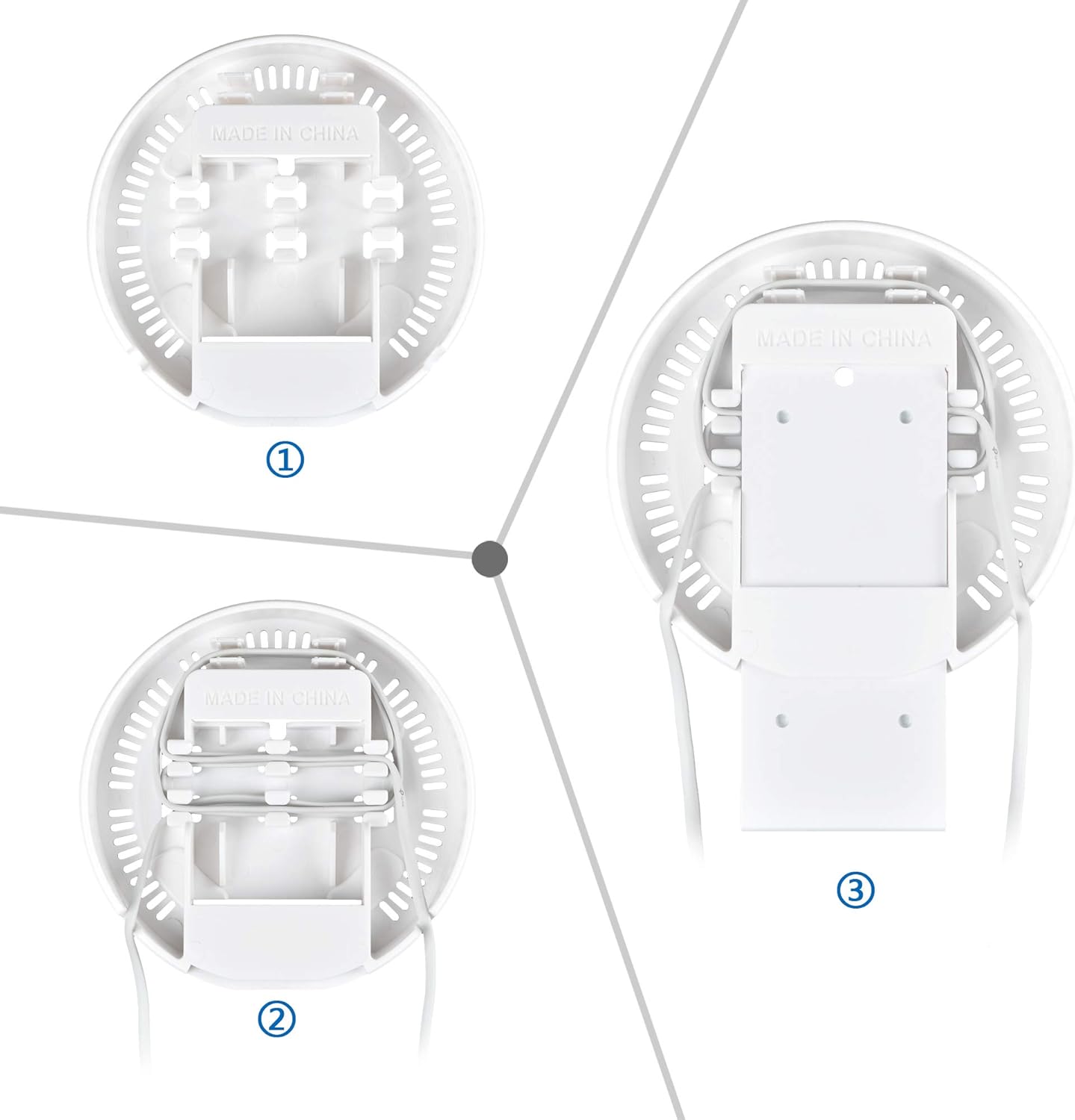 Wall Mount Bracket for Deco X55, X55 Pro, X20, X50, X60 Mesh WiFi System（3 Pack
