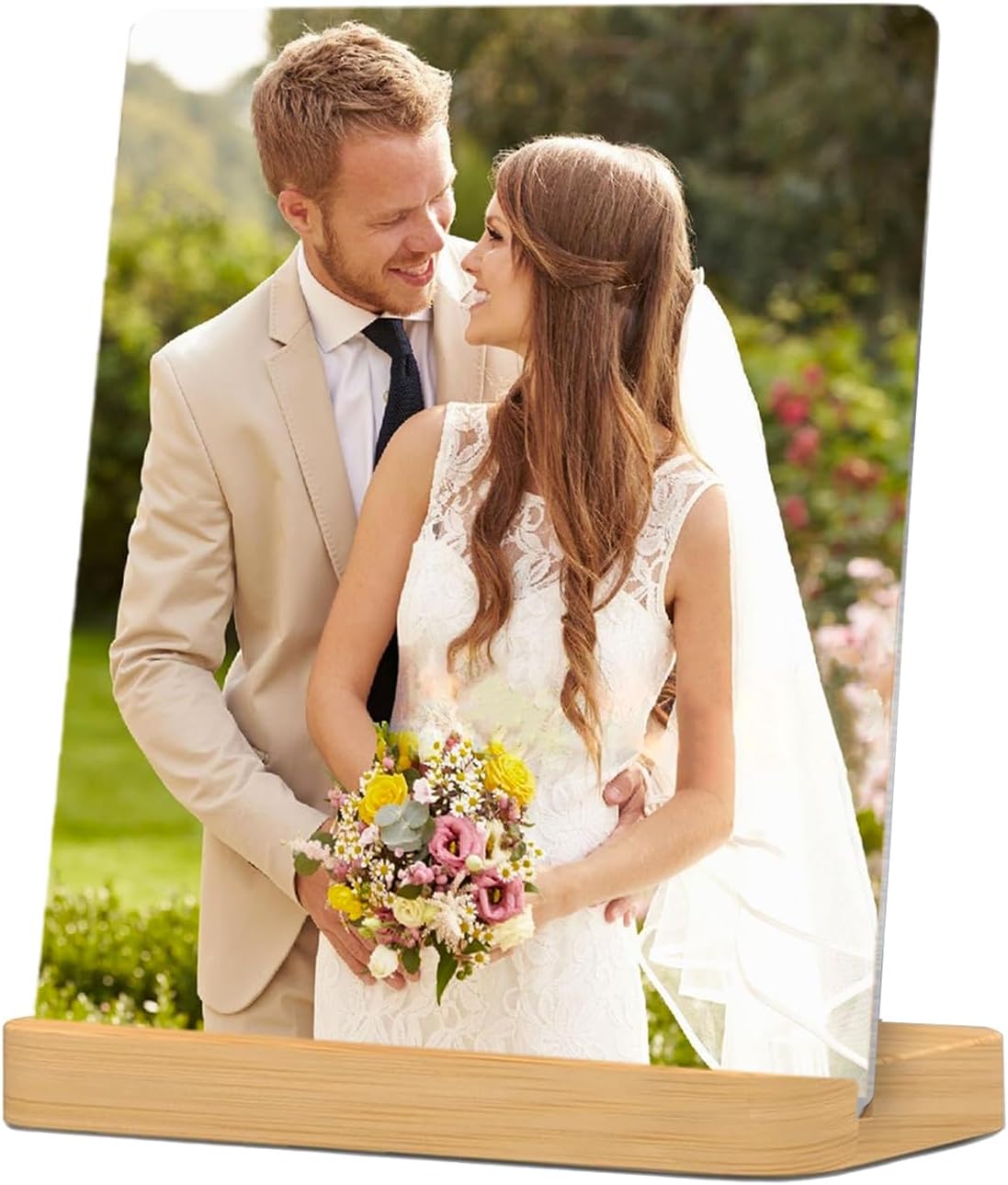 Custom Metal Photo Prints, Personalized Picture Frame with Your Photos, Customized Photo Gifts for Lovers, Couples, Family and Home Decor