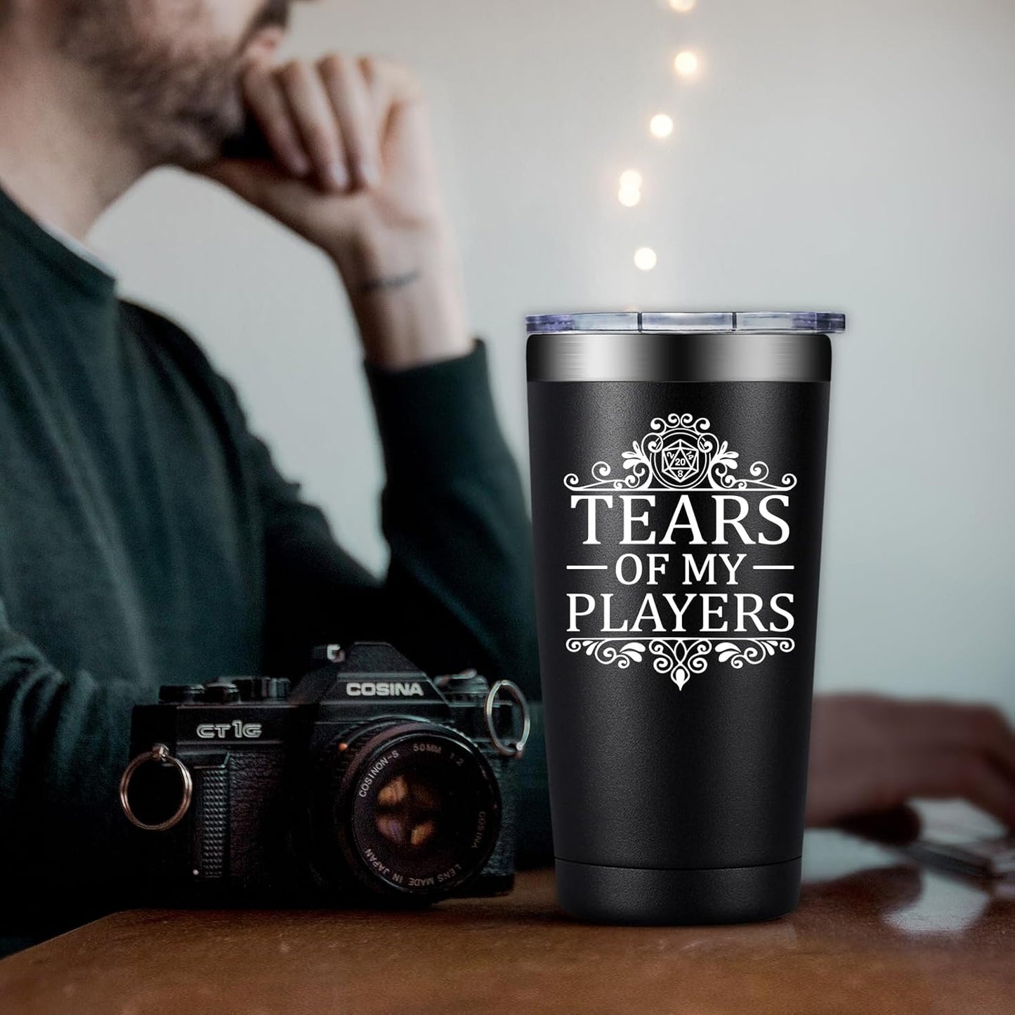 Dungeons and Dragons Gifts - Tears of My Players - Dungeon Master Christmas Birthday Gifts for Him Dnd Lovers - 20oz Dnd Tumbler