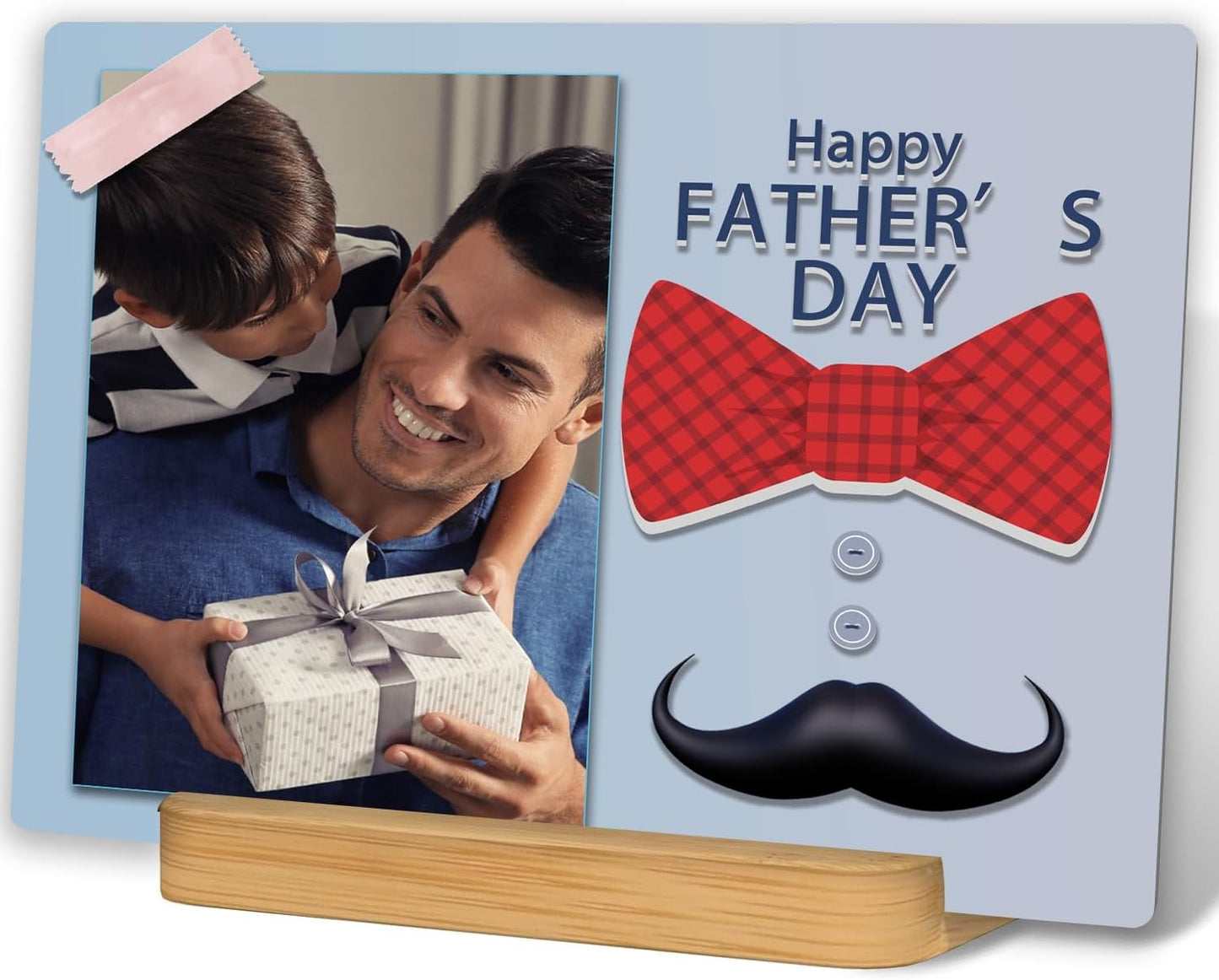 Custom Metal Photo Prints, Customize Frames with Your Pictures, Personalized Picture Gifts for Lovers, Couples, Family and Home Decor, Father's Day2, XY1101
