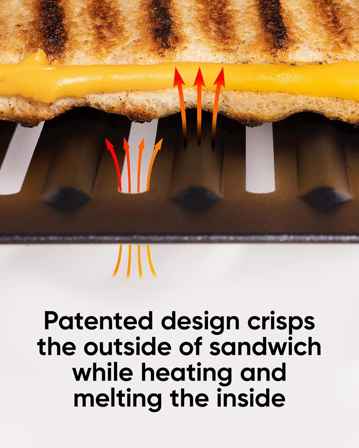 Revolution Toastie Press (Works With All Toasters) Conveniently Toast Delicious Grilled Cheeses, Quesadillas, and Paninis in Your Toaster