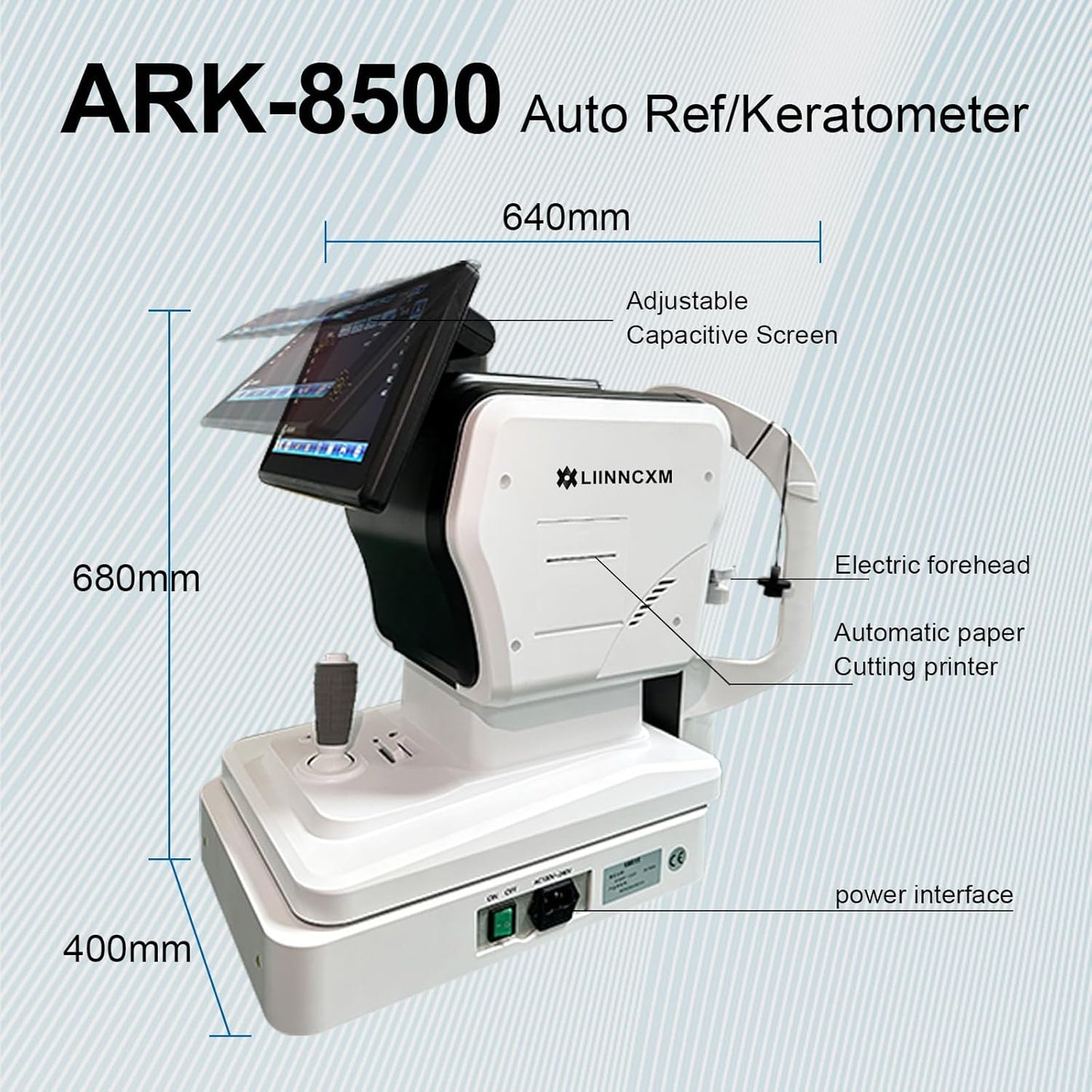 Autorefractor Refractometer Auto Refractor Optometry Ophthalmic Instrument ARK-8500 Autorefractor Keratometer