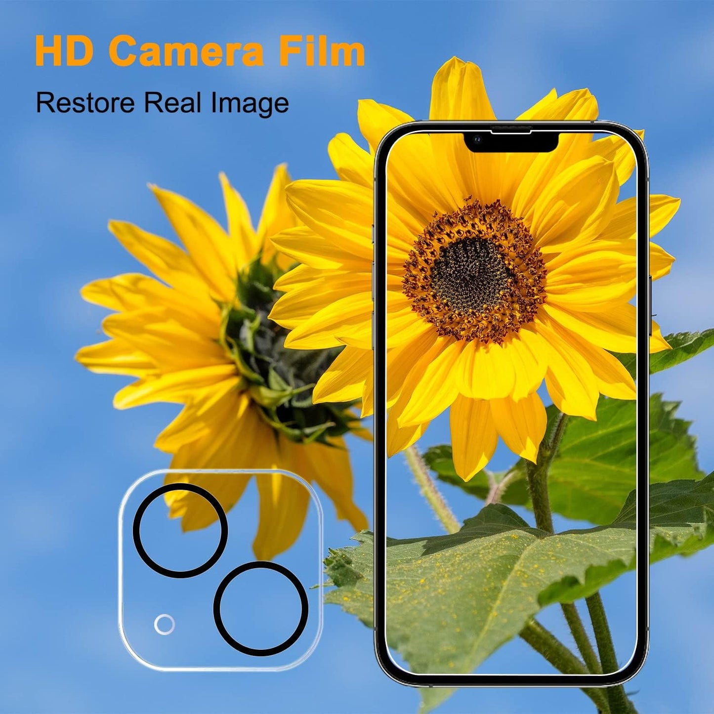 PEHAEL 2+2Pack for iPhone 14 Privacy Screen Protector with Camera Lens Protector Full Coverage Anti-Spy Tempered Glass Film 9H Hardness Easy Installation Bubble Free [6.1 inch]