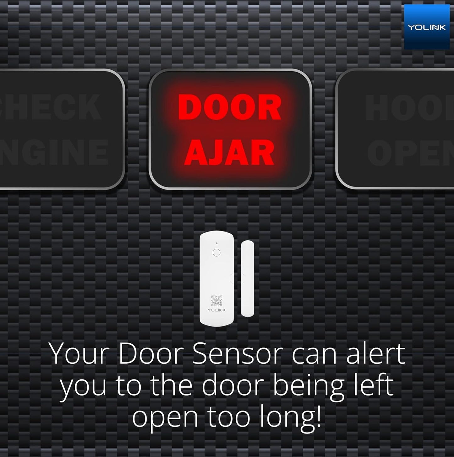 YoLink LoRa Smart Door & Window Sensor 3-Pack: Door Left-Open Reminders, up to 1/4 Mile Open-Air Range, up to 5 Year Battery Life, Alexa, IFTTT, Home Assistant