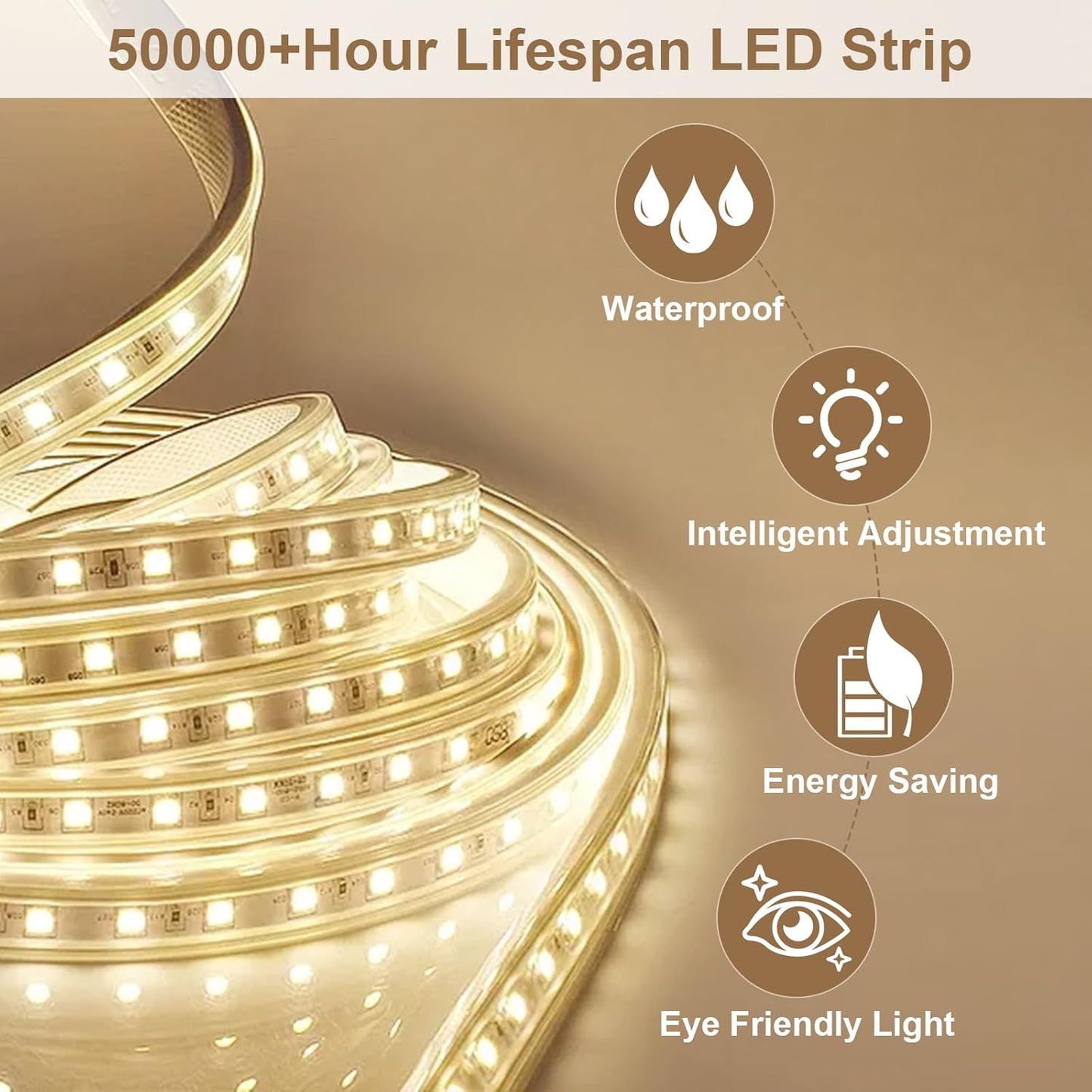 BEAUTYPEAK 36x24 LED Oval Bathroom Mirror with Lights, Anti-Fog, Dimmable, Backlit + Front Lit, Lighted Bathroom Vanity Mirror for Wall, 3 Colors, Memory Function, Tempered Glass, Shatter-Proof