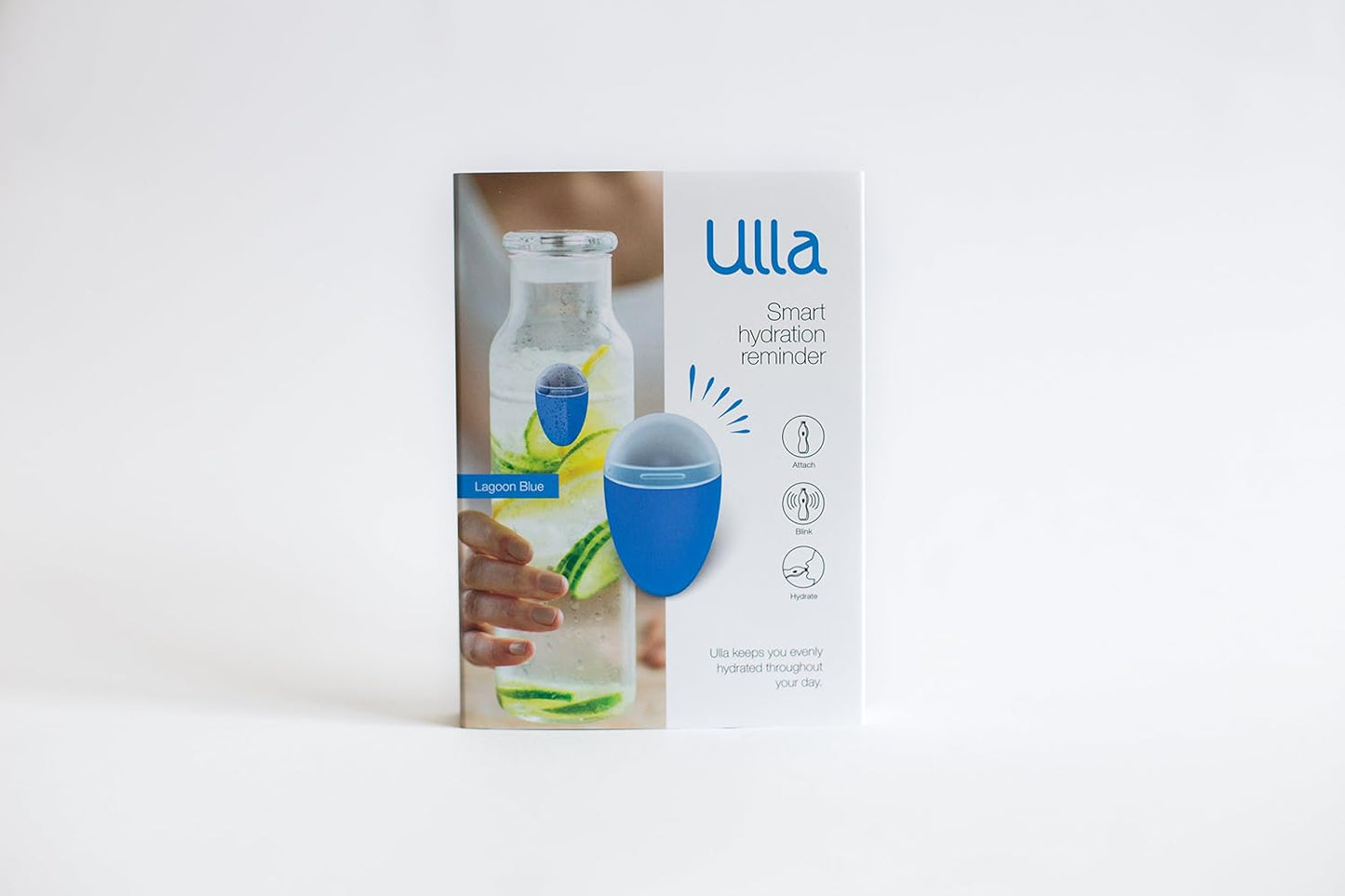 ULLA Smart Hydration Reminder to Drink More Water Bottles - Fit Most Bottles - Light Up Technology Tracks When You Hydrate