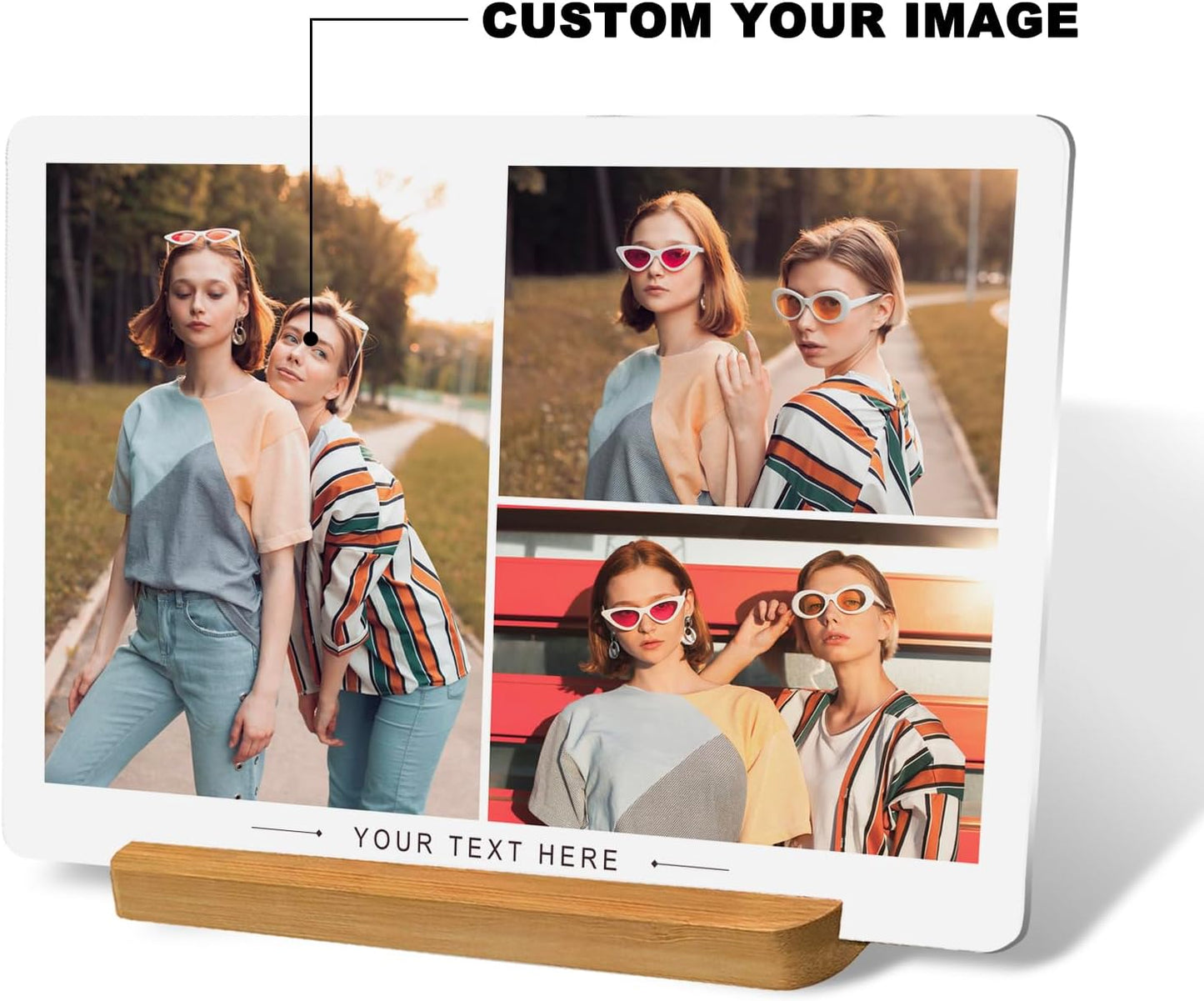 Custom Style Custom Metal Photo Prints,Customize Your own Picture Frame,Personalized Metal Picture Gift for Family and Lovers