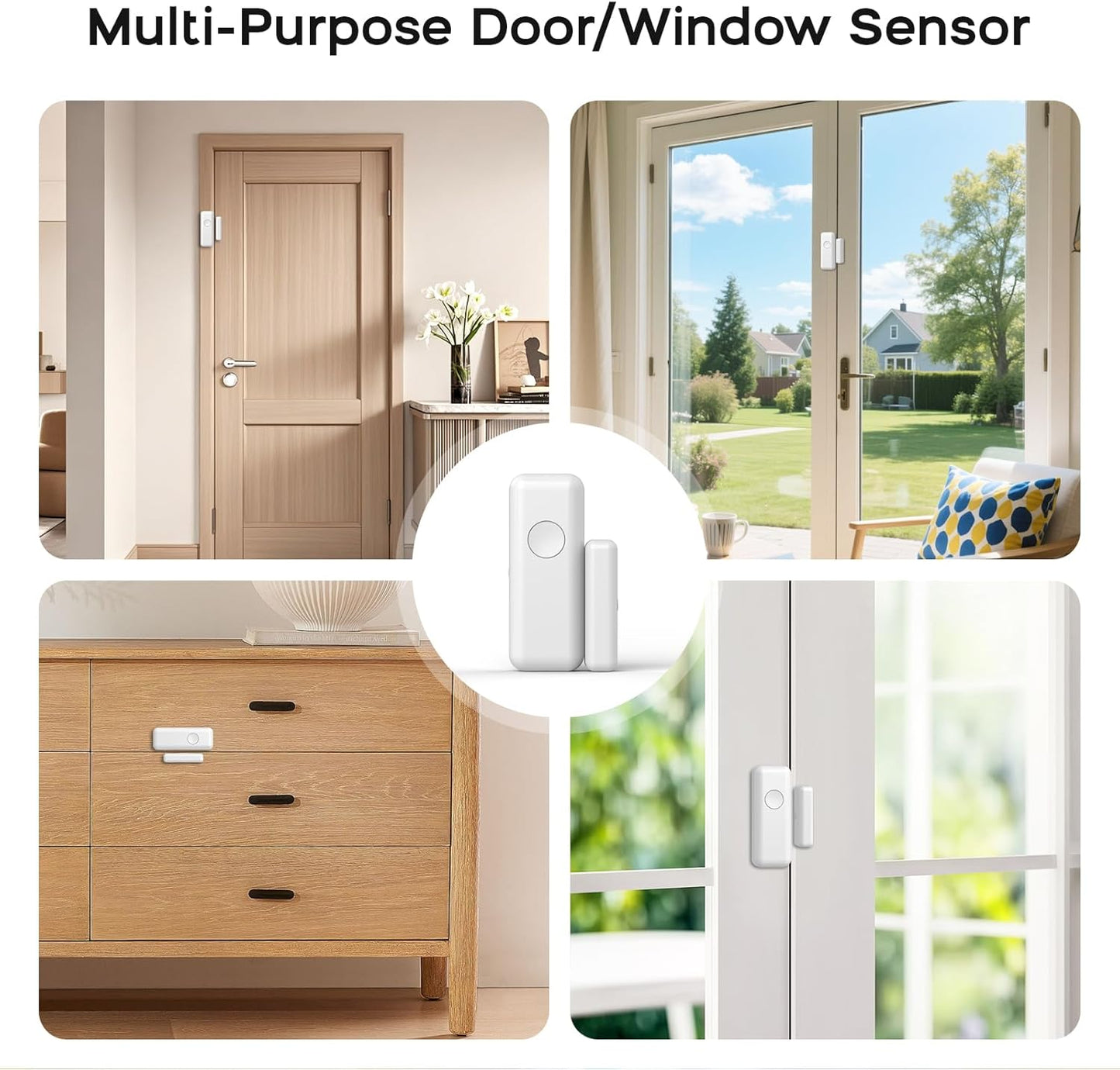 PGST Alarm System for Home Security,2025 Wireless Security Systems for House with Instant App Alerts,13Pcs with Door/Motion Sensors,Remote,Compatible with Alexa for Villa,Apartment,Kids Safety,Office
