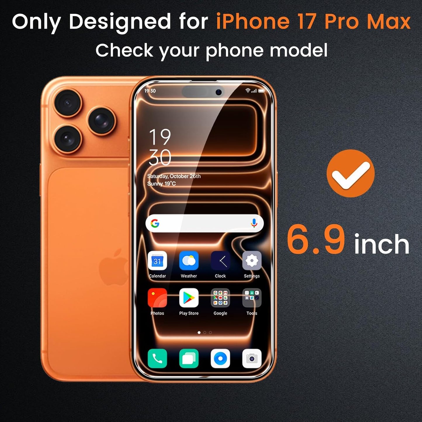4 Pack Privacy Screen Protector for iPhone 17 Pro Max 6.9-Inch with 4 Pack Camera Lens Protector, Anti Spy Tempered Glass Film 9H Hardness Bubble Free Case Friendly